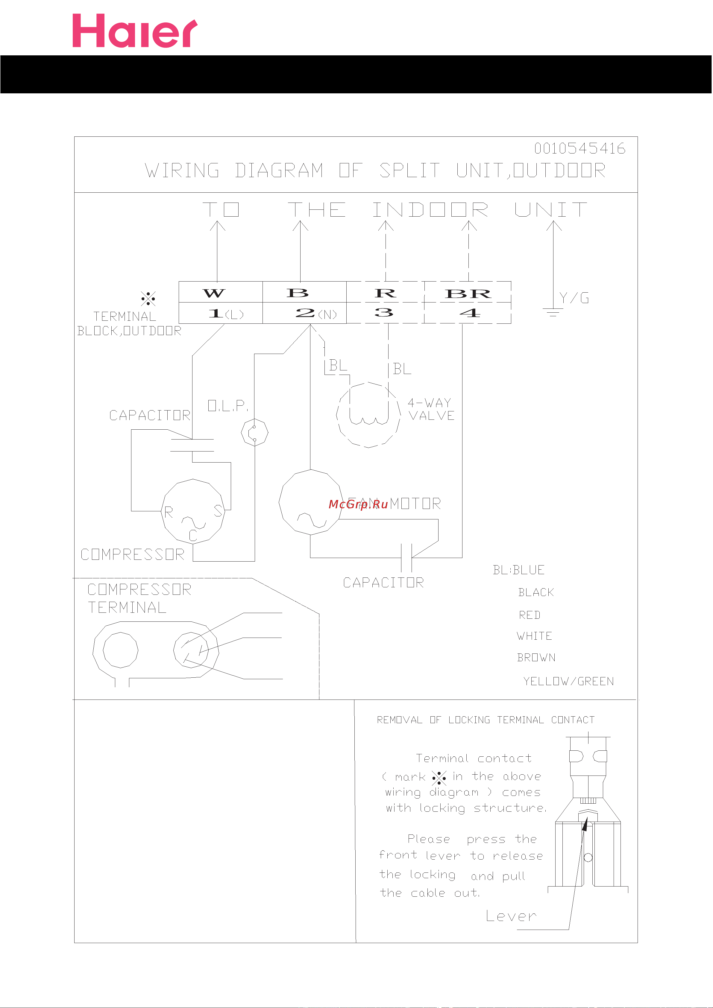 Haier HSU-09LV03 [21/34] Wiring diagram