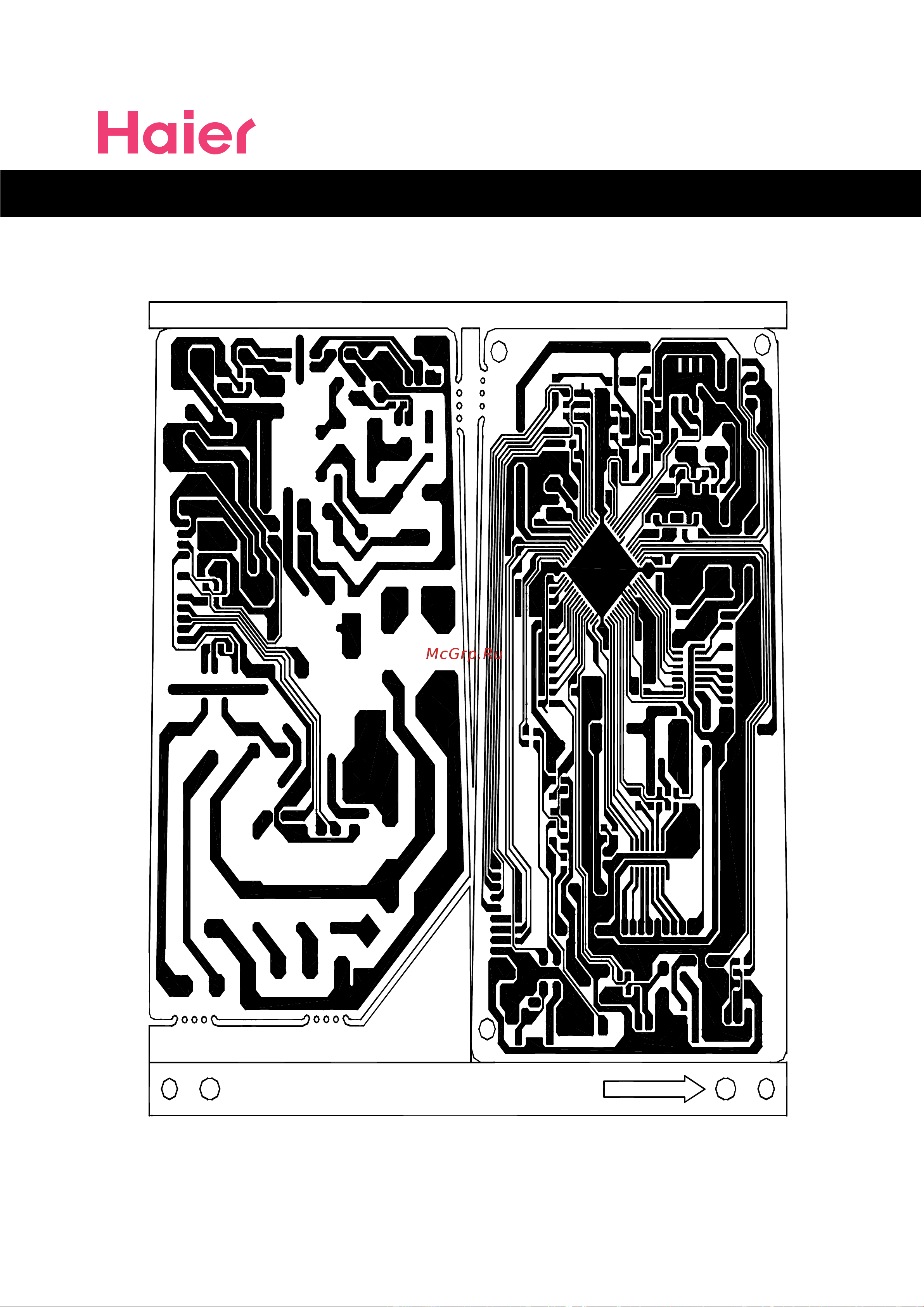 Haier HSU-09LV03 [30/34] Schematic diagram of pcb