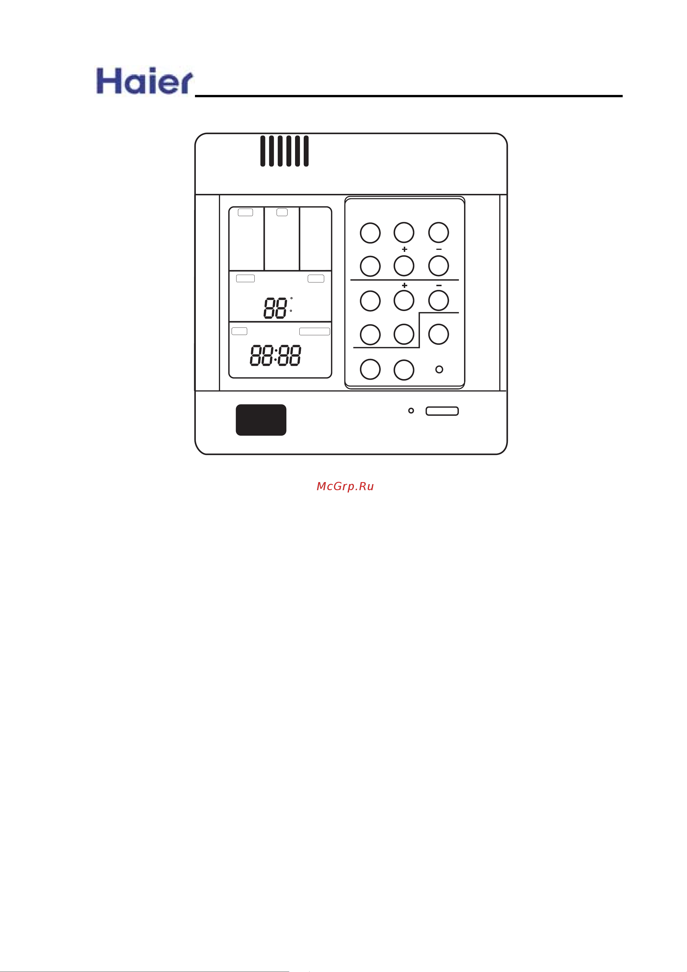 Haier HCFU-18CF03 [44/91] Wired controller yr e12