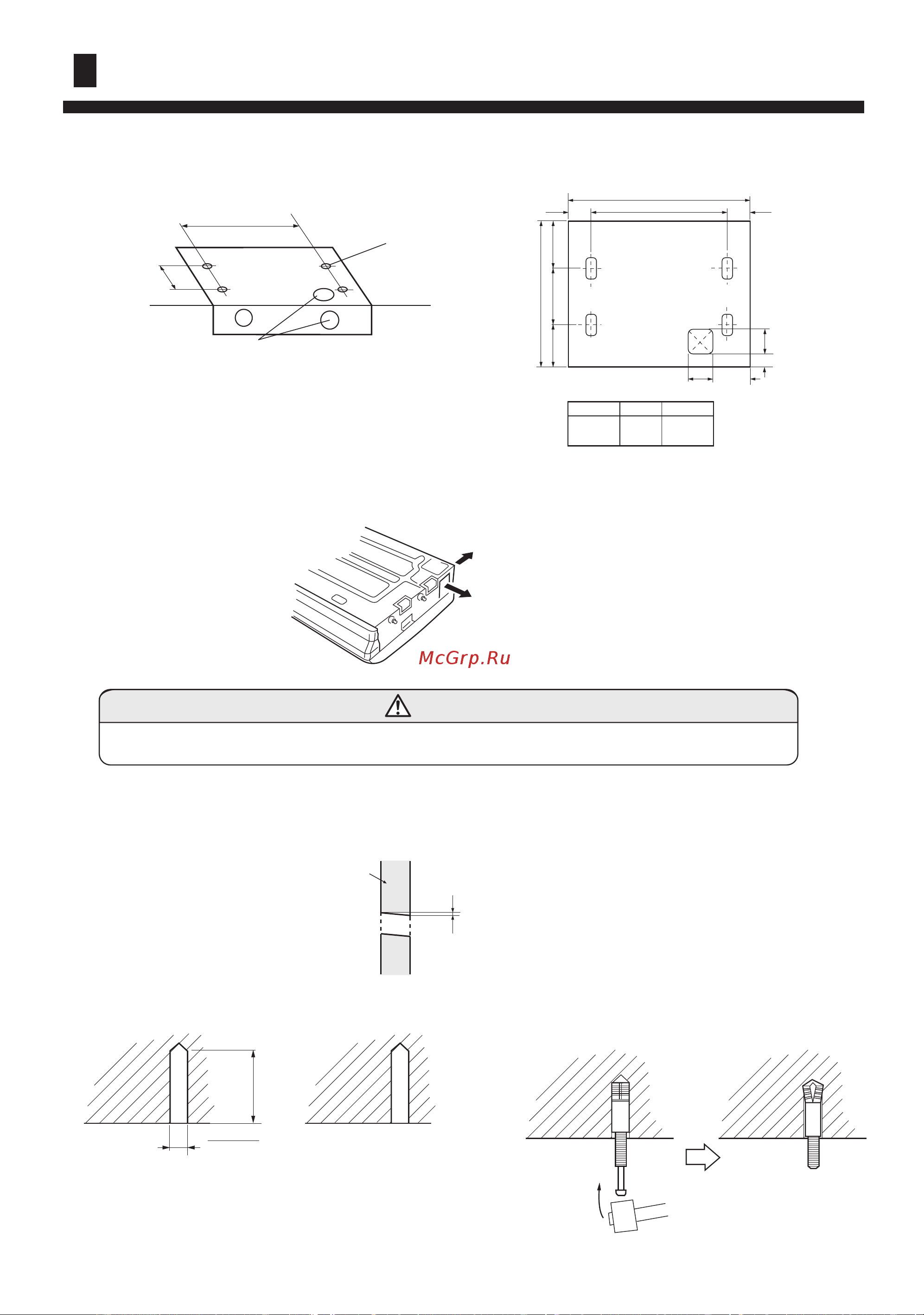 Haier HCFU-28CF03 [17/25] With a concrete drill drill four 12 mm dia holes fig 2