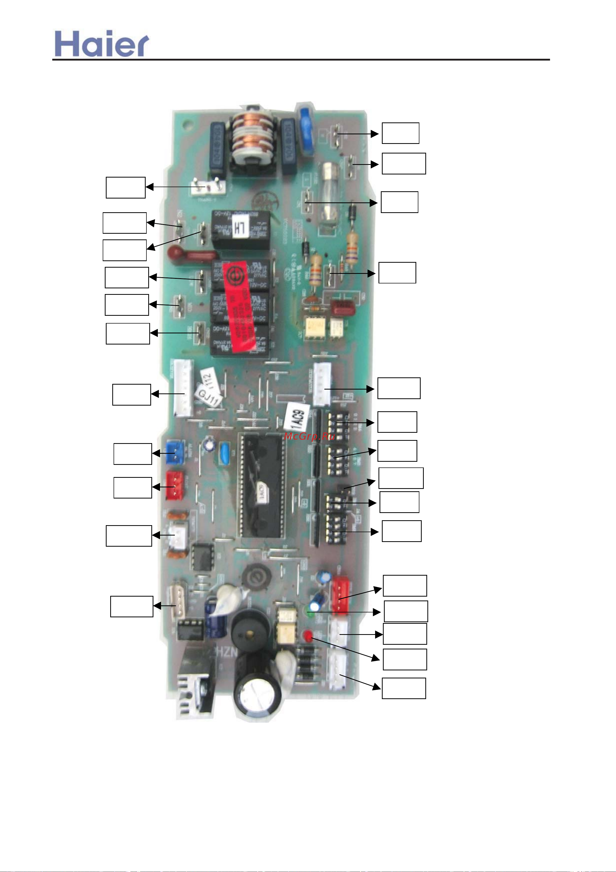 Haier AD282AMERA [257/408] Electrical wiring diagram and pcb photo