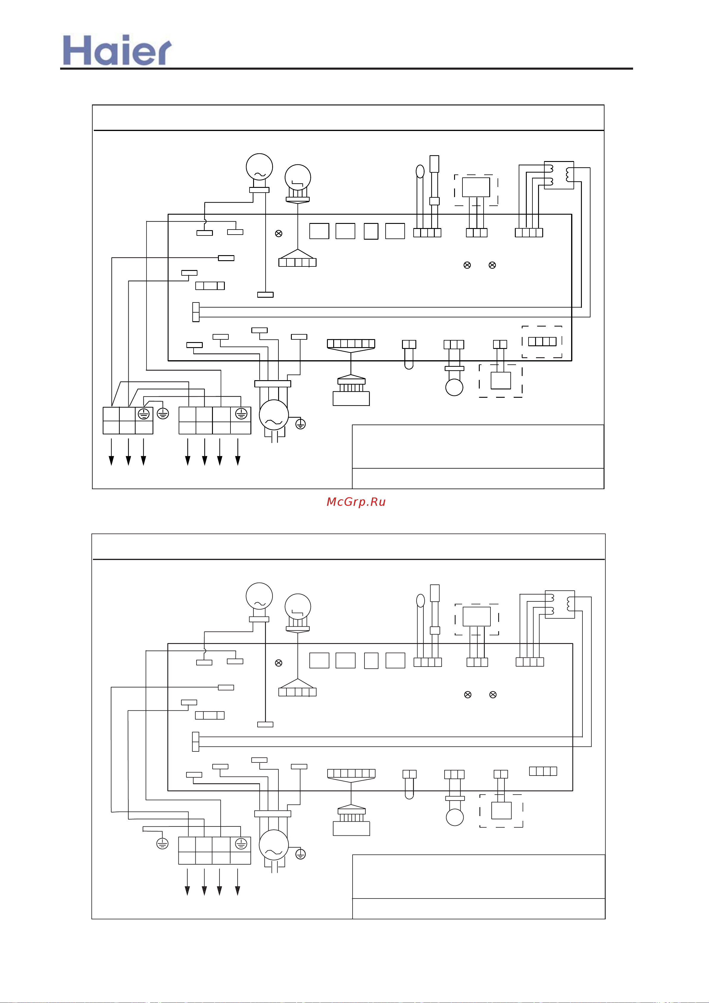 Haier AD242ALERA [258/408] Electrical wiring diagram and pcb photo