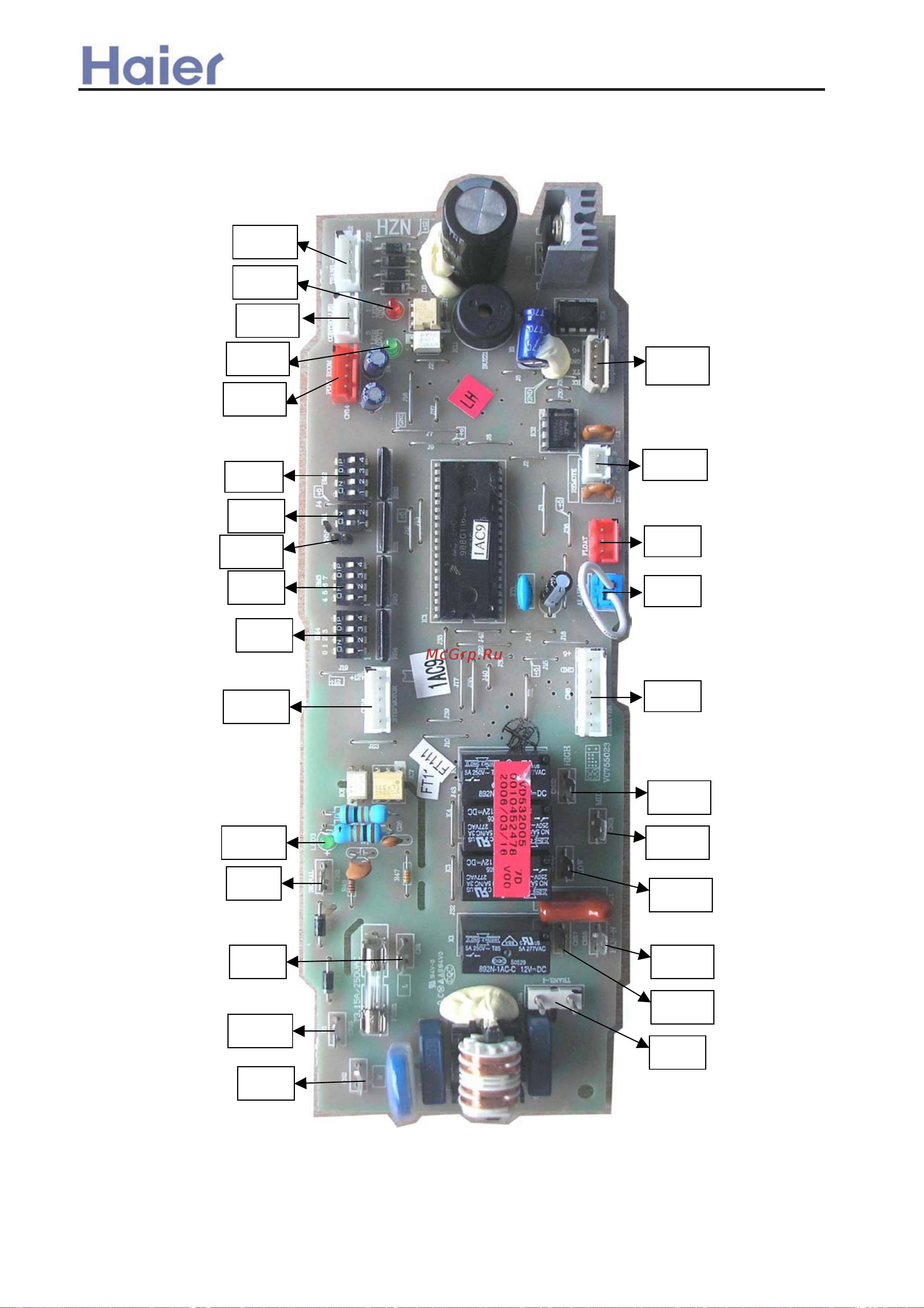 Haier AU28NAHEAA [259/408] Electrical wiring diagram and pcb photo