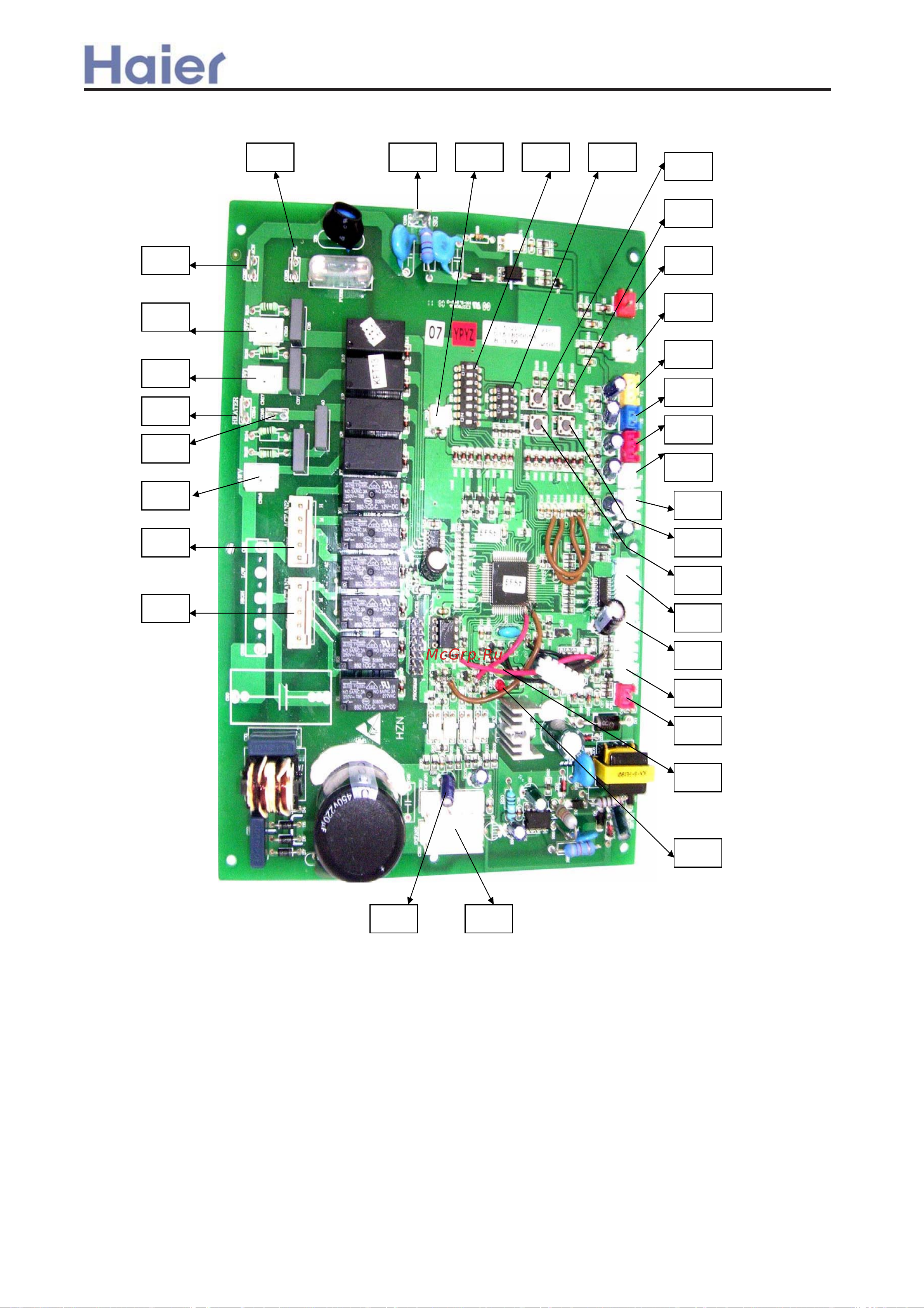 Haier AU122AEERA [286/408] Electrical wiring diagram and pcb photo