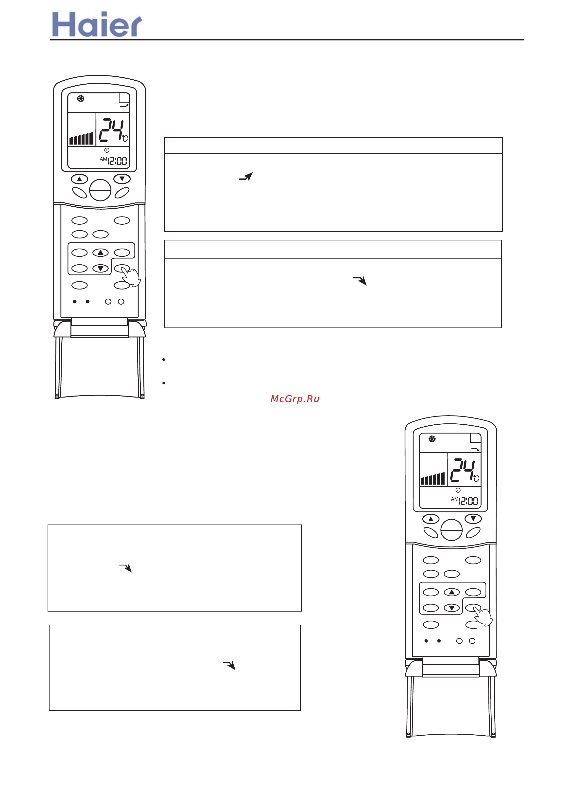 Haier AD362AMERA [382/408] Infrared controller