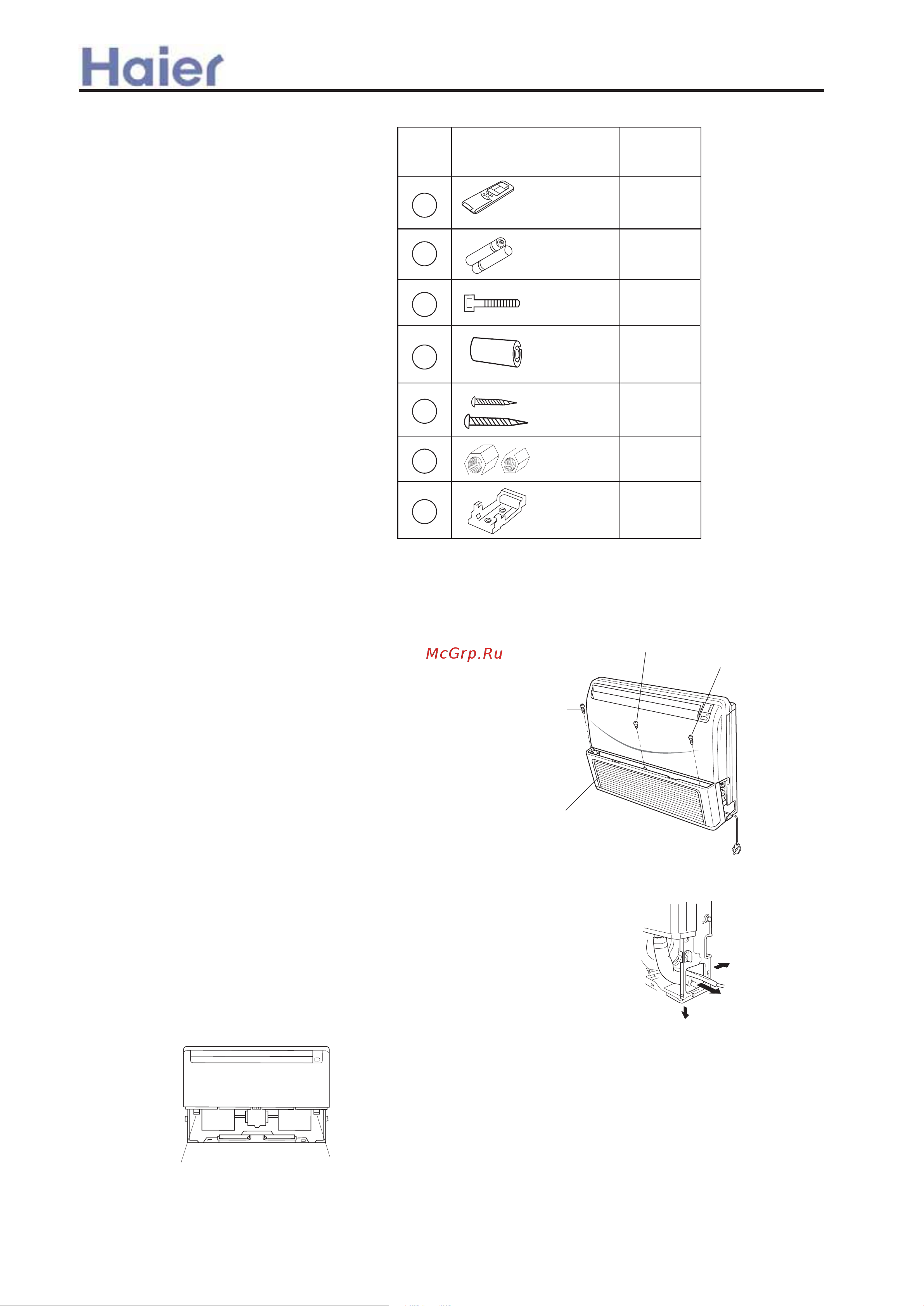 Haier AU282AHEAA [74/259] Convertible indoor unit ac18 ac24