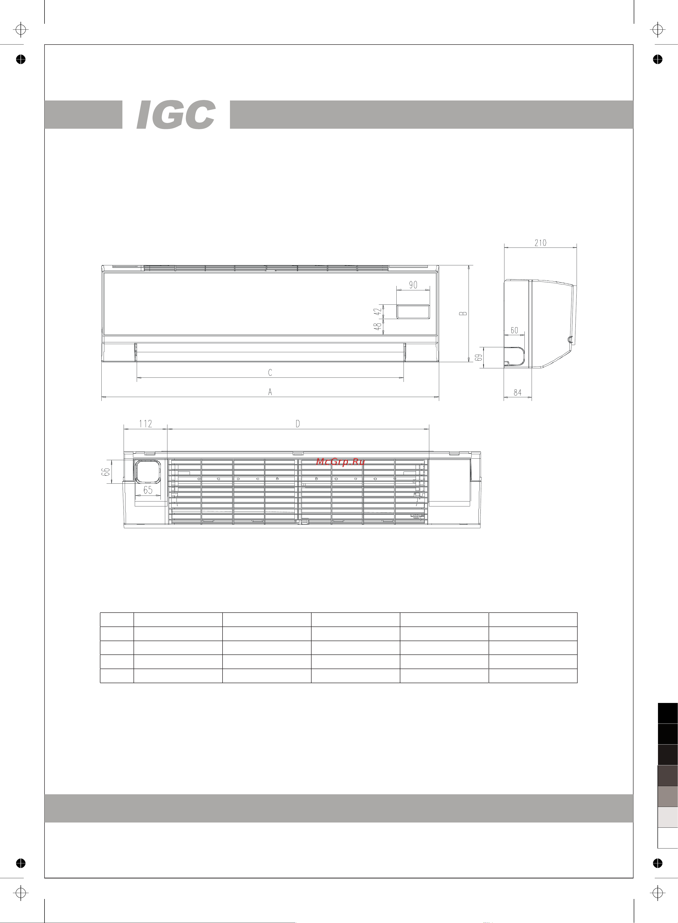IGC IWF-250К22W [6/16] Www igc aircon com