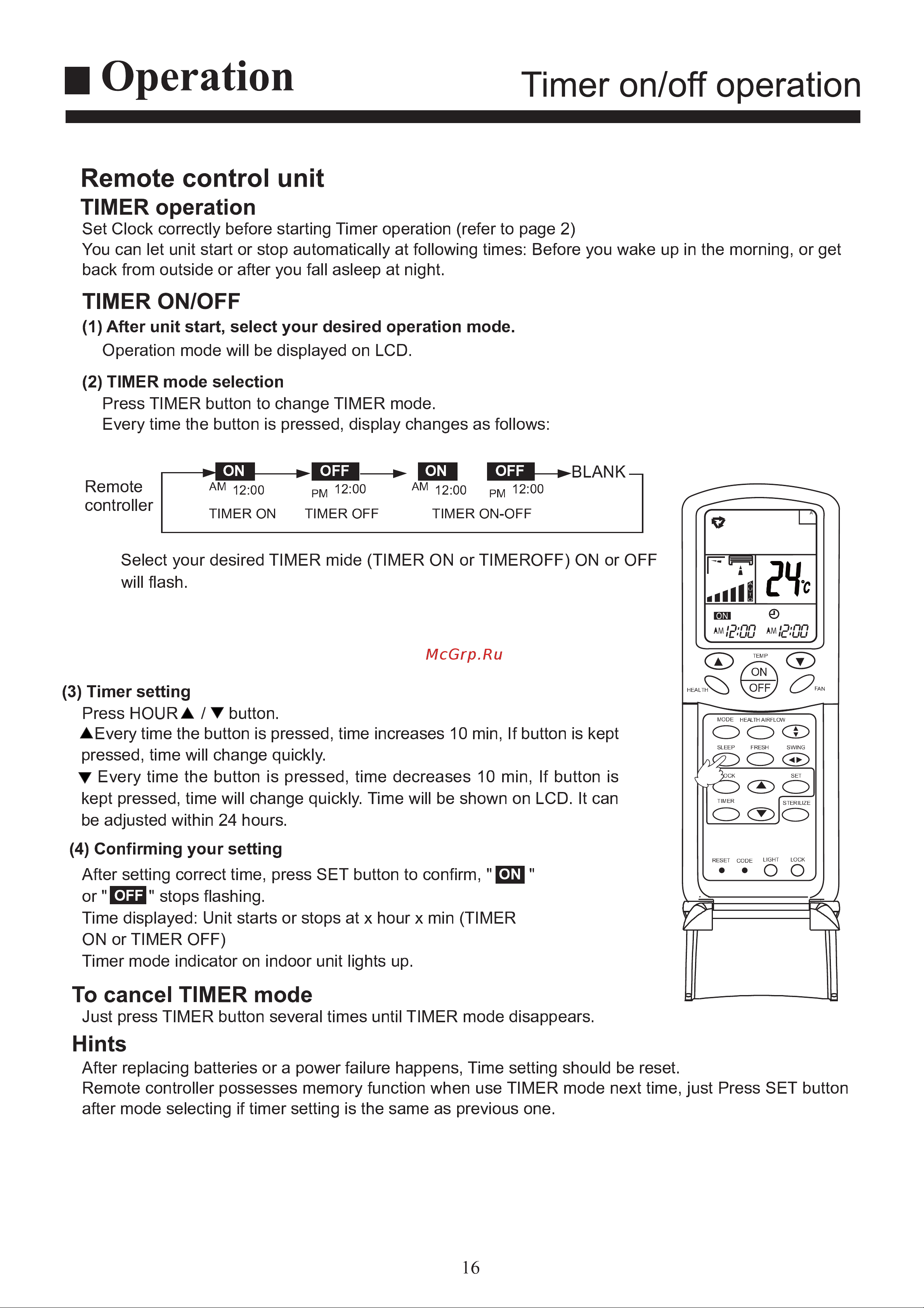 Haier AS092XVERA [18/34] Operation