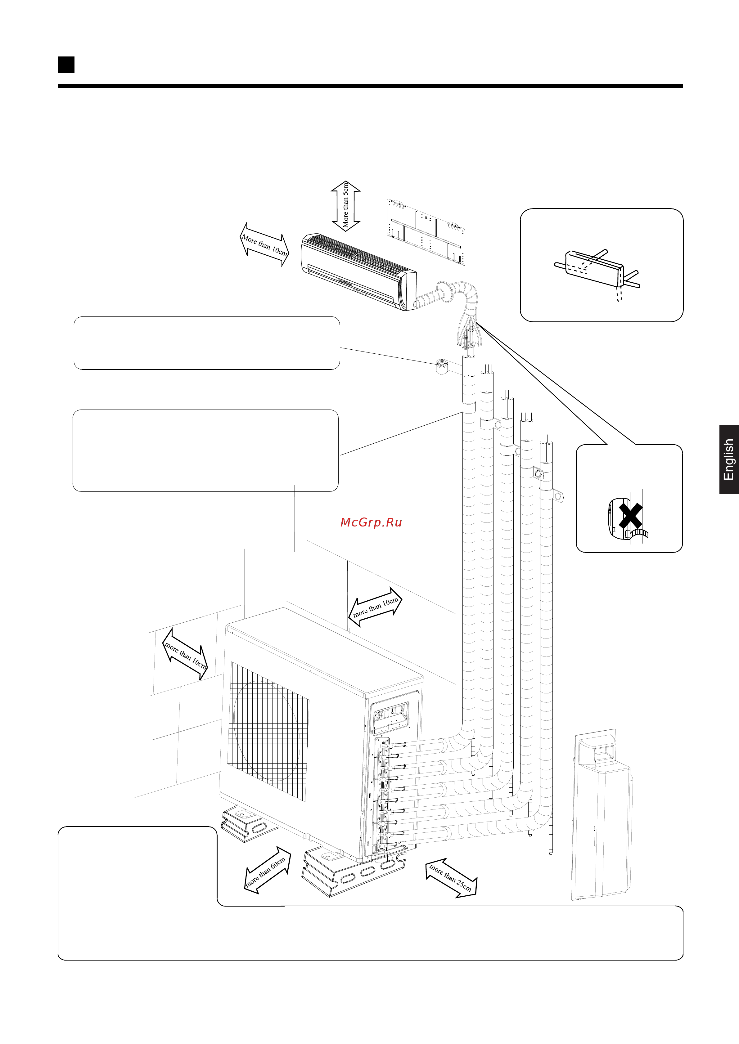 Haier AU282XHERA [15/65] Installation drawings of indoor and outdoor units