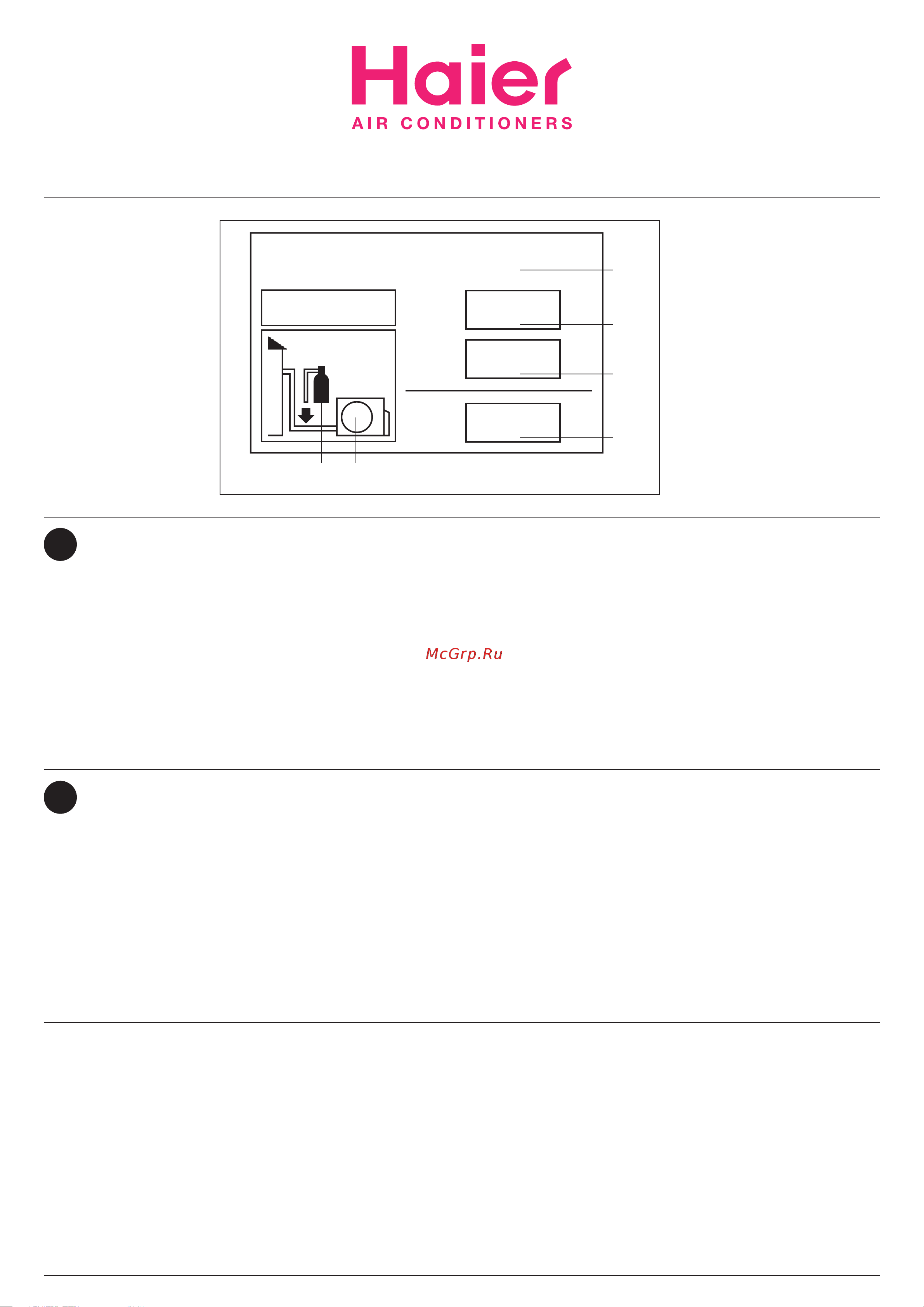 Haier AU282XHERA [6/65] Contains fluorinated greenhouse gases covered by the kyoto protocol