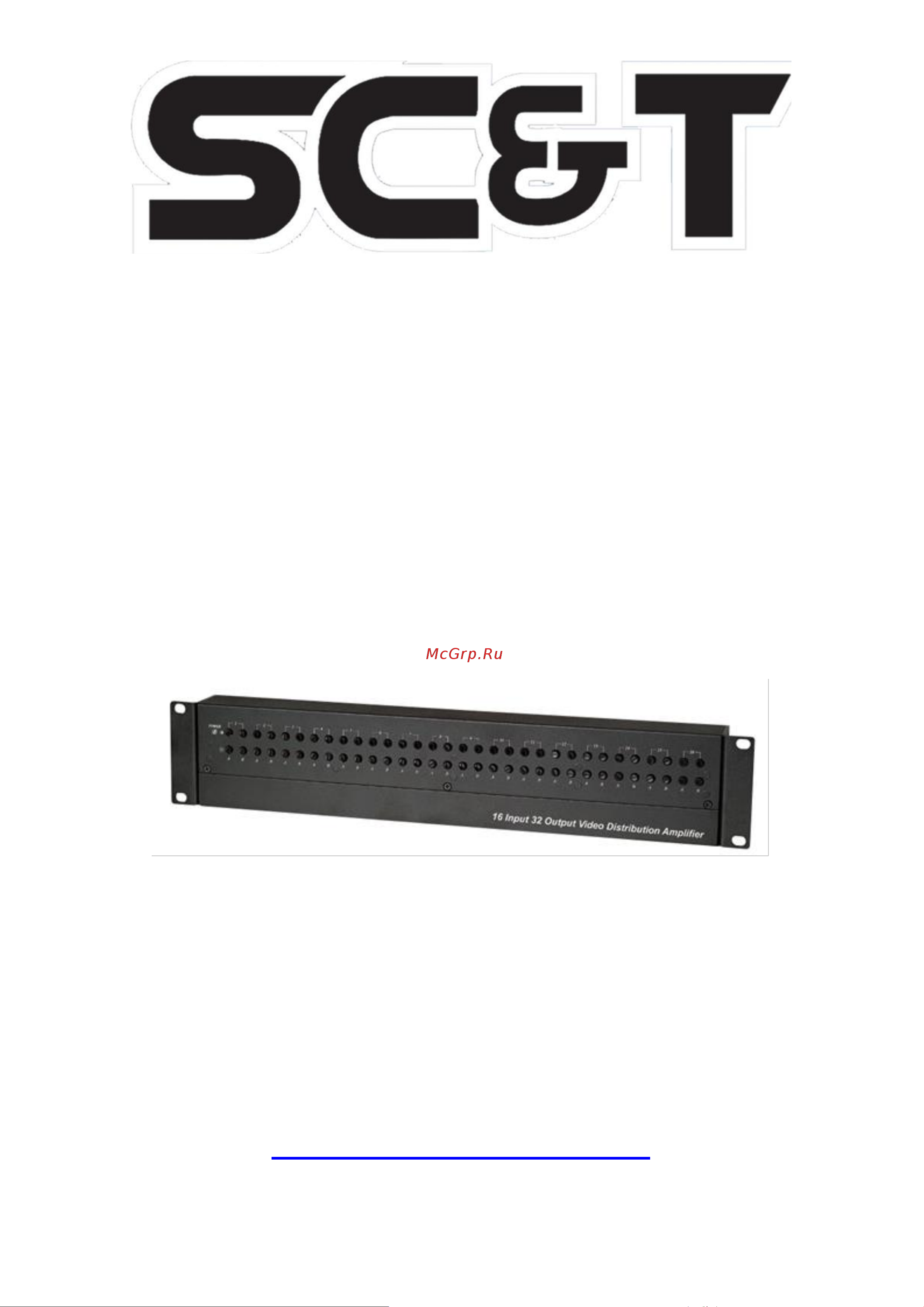 Sc&t CD1632A Инструкция по эксплуатации онлайн