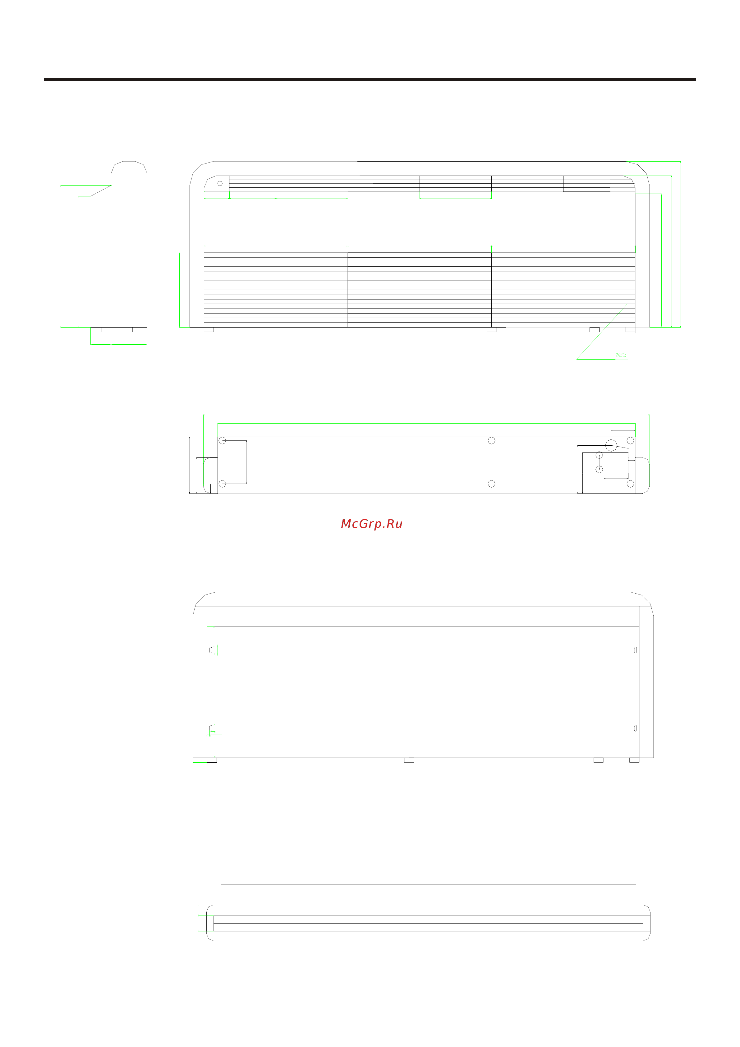 Haier AU36NAIMBA [15/83] Net dimensions of indoor and outdoor unit