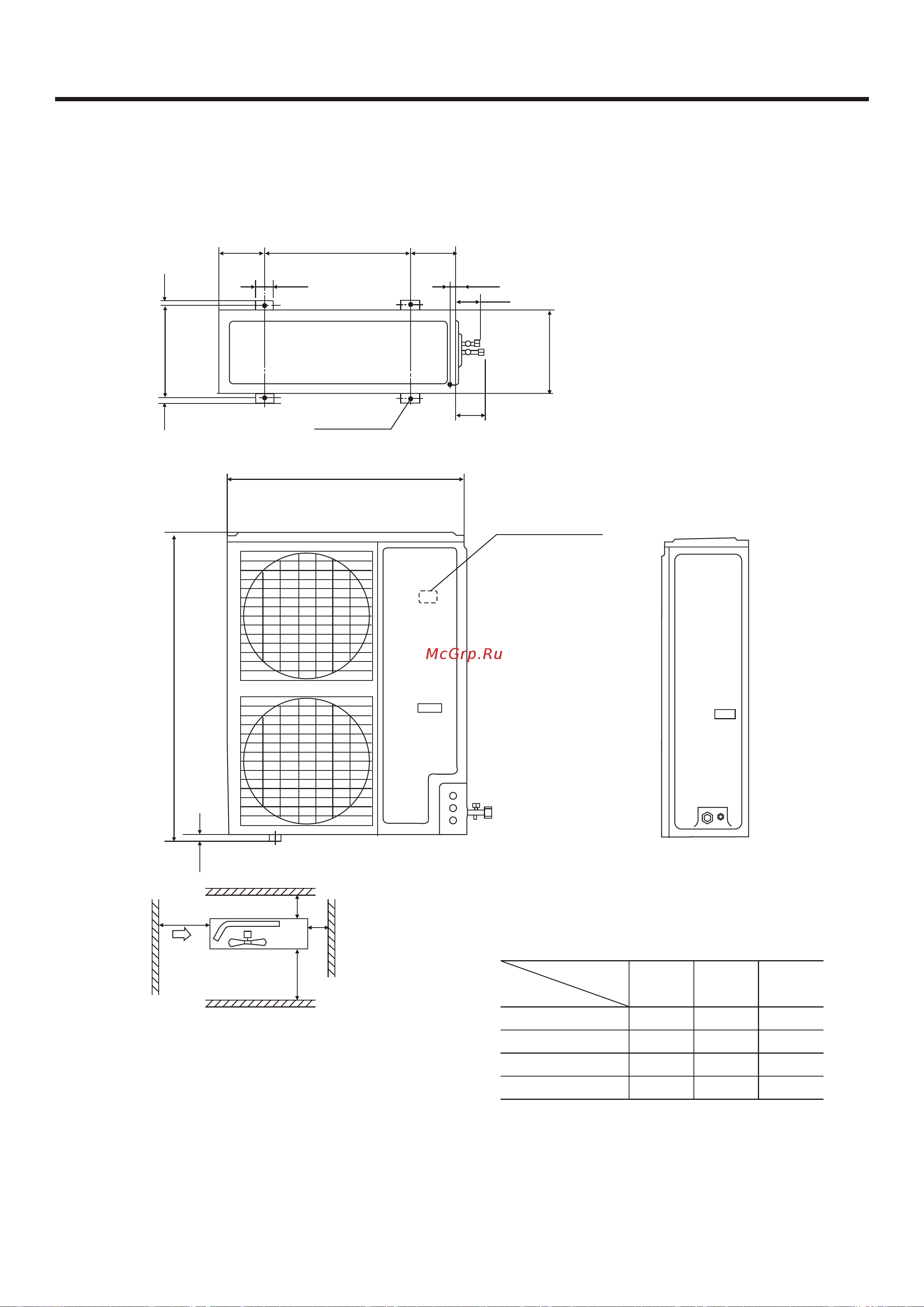Haier AU36NAIMBA [16/83] Net dimensions of indoor and outdoor unit