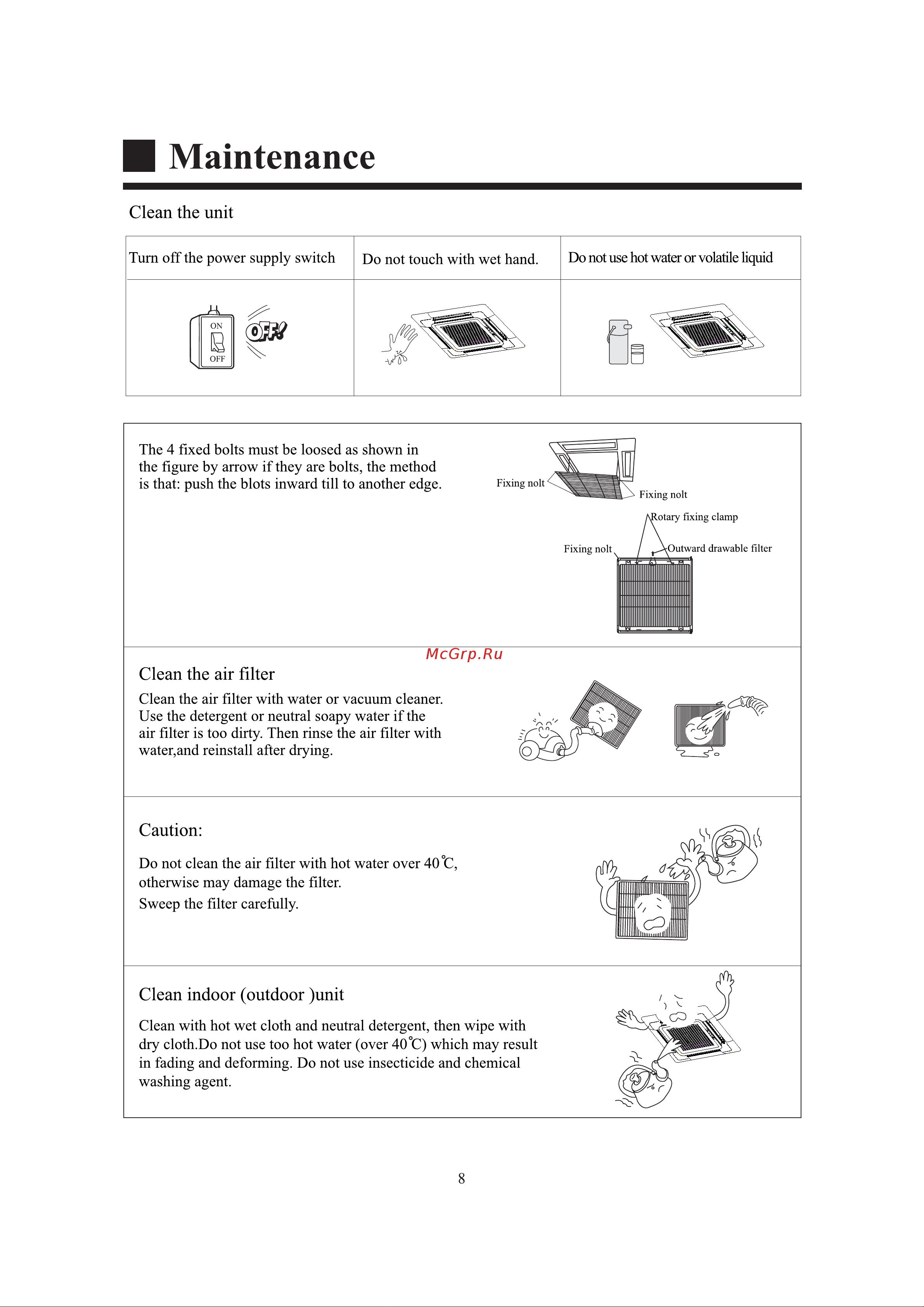 Haier AB092ACERA [10/27] I maintenance