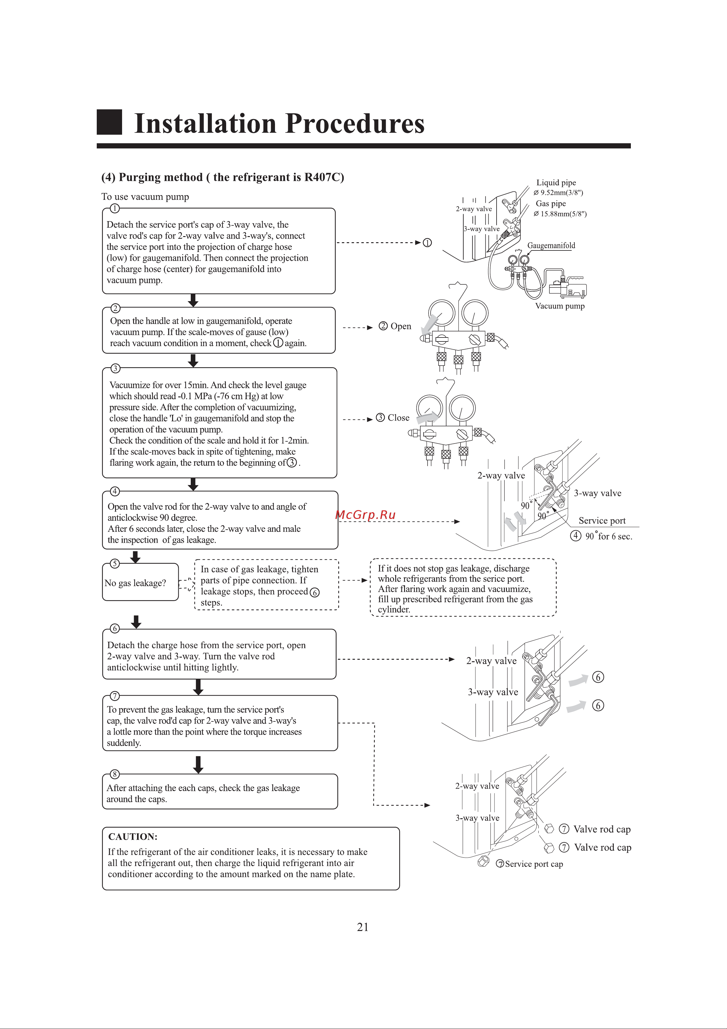 Haier AB0142ACERA [23/27] Installation procedures