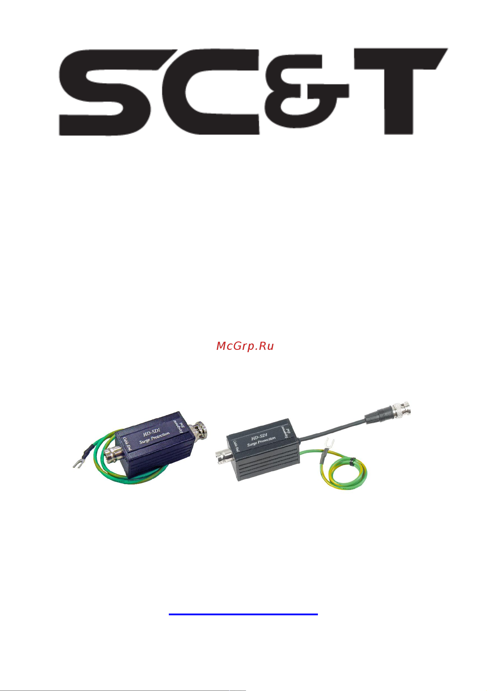 Sc&t SP007 (HD-SDI) Инструкция по эксплуатации онлайн