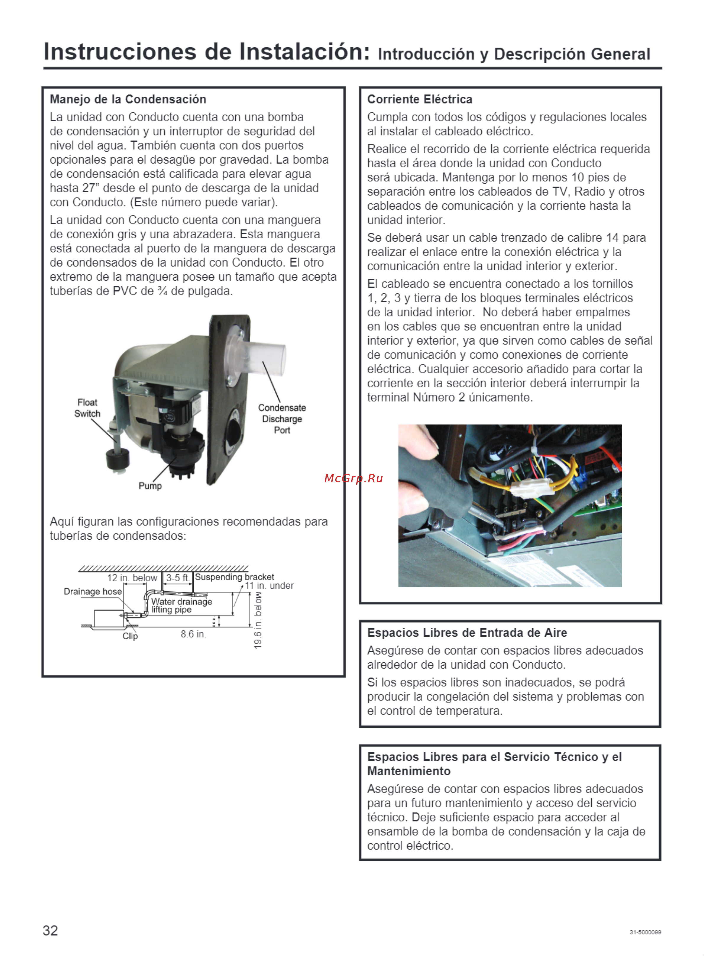Haier AD07SL2VHA [32/38] Instrucciones de instalación