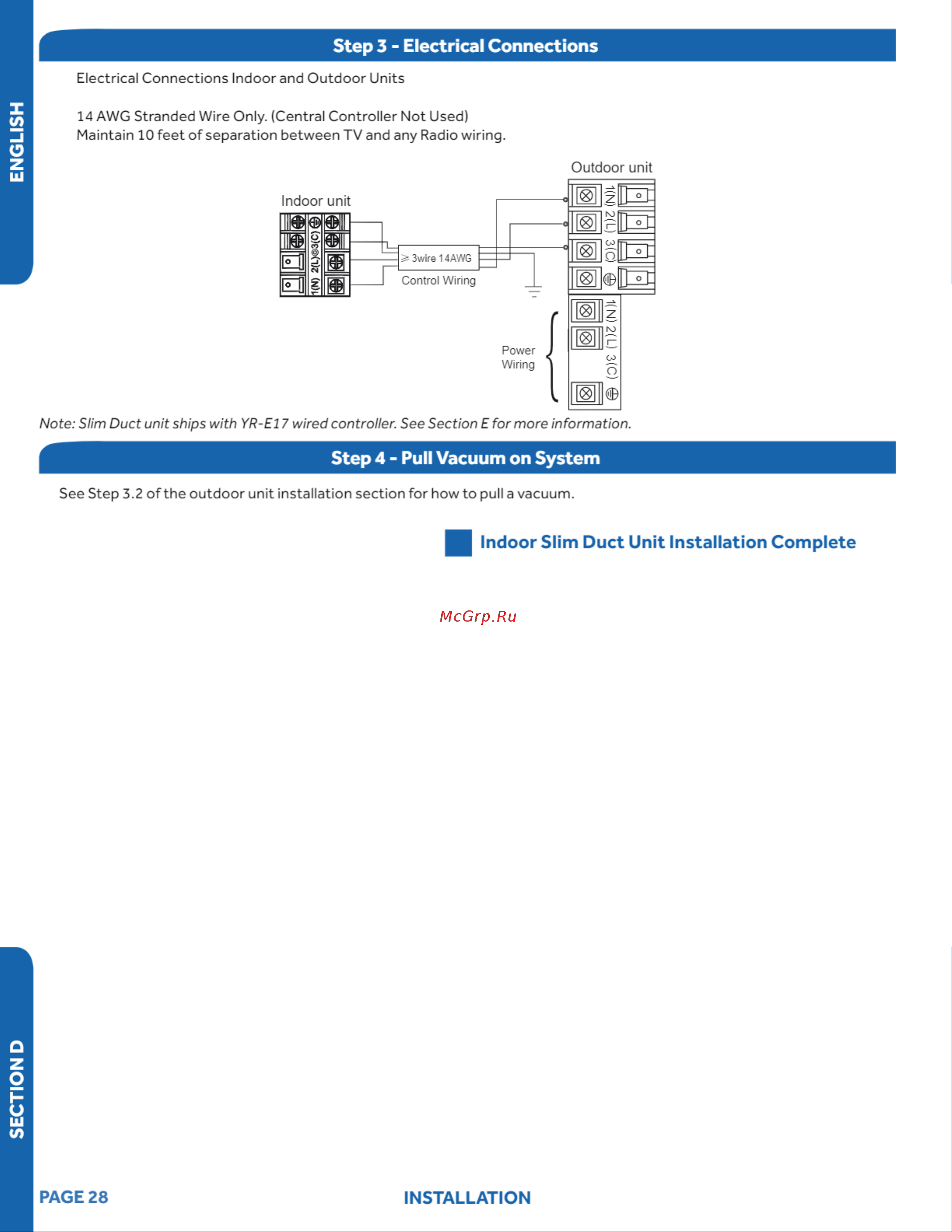 Haier 1U18LC2VHA [28/42] Step 3 electrical connections