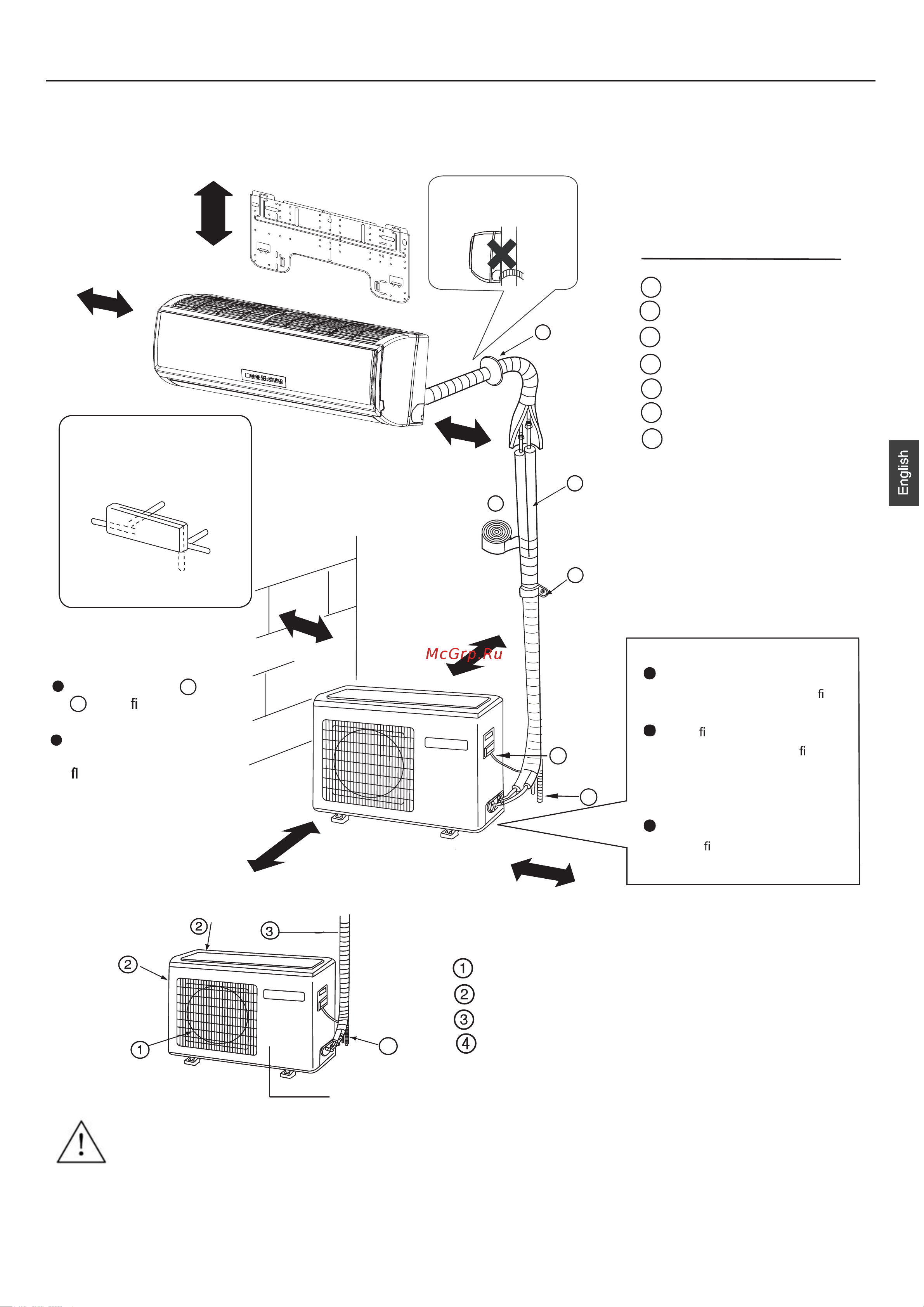 Haier 1U25S2SQ1FA [15/54] Indoor outdoor unit installation drawings