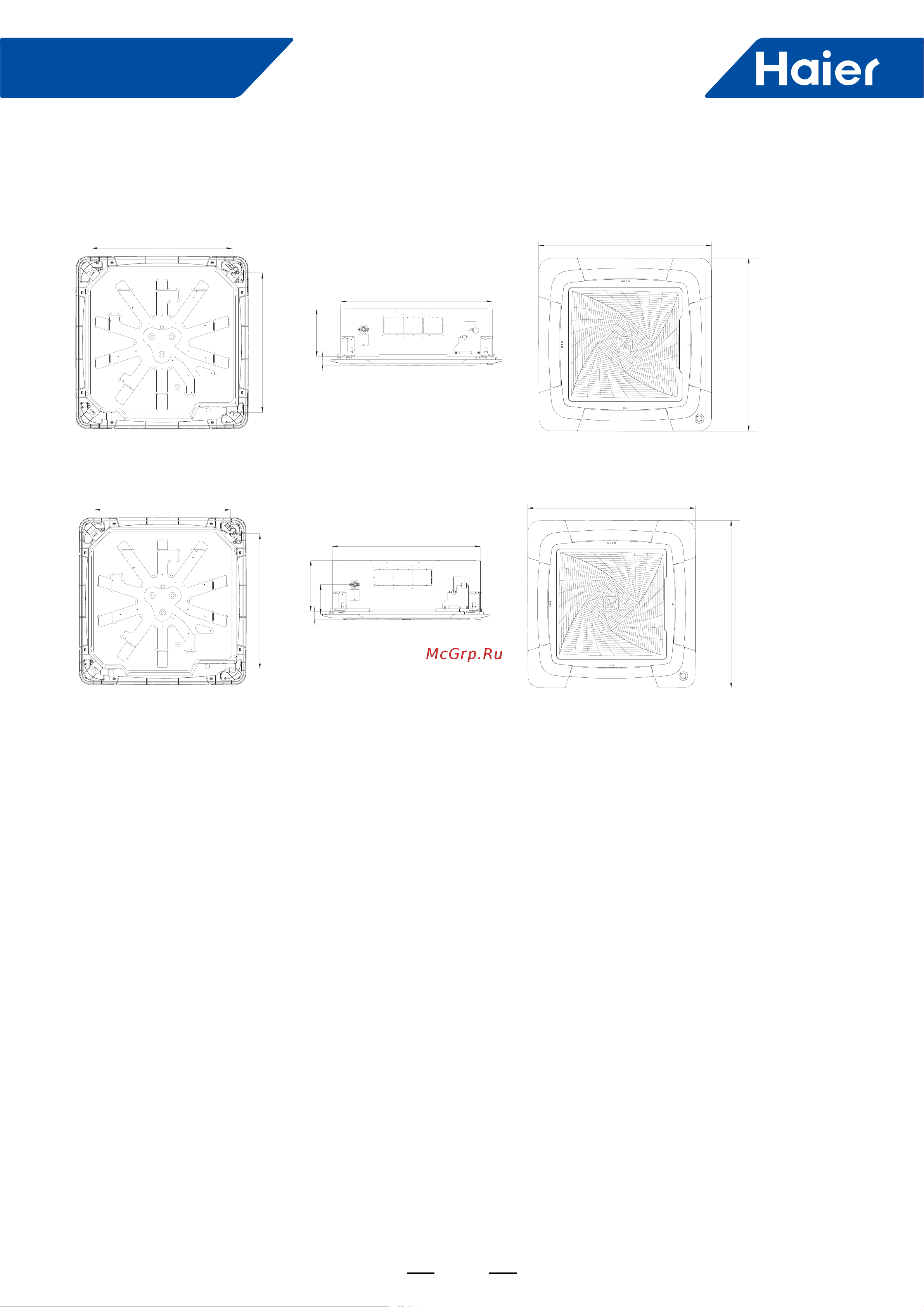 Haier 1UH071N1ERG [17/238] Dimension