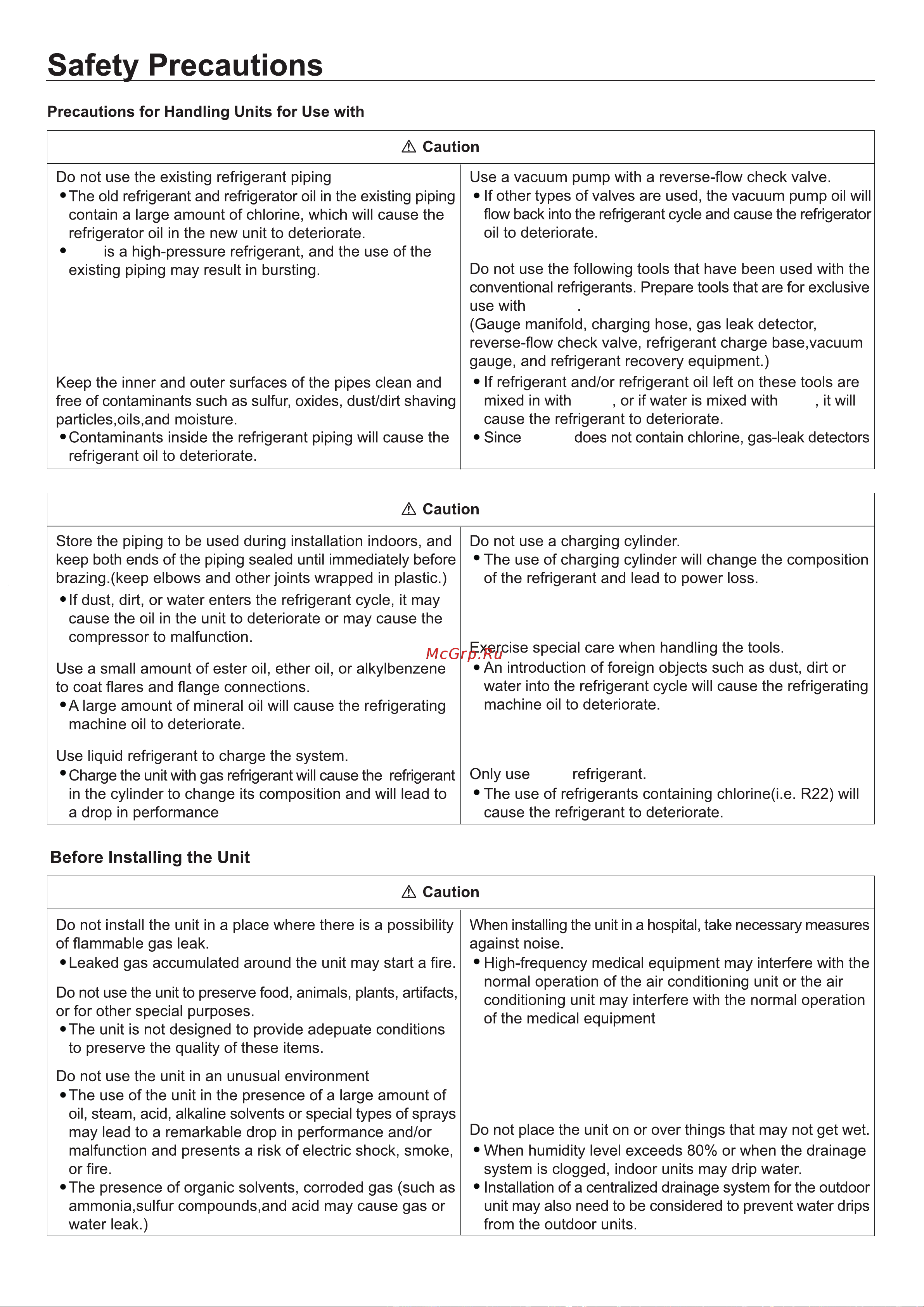 Haier 1U12MADFRA [16/28] Safety precautions