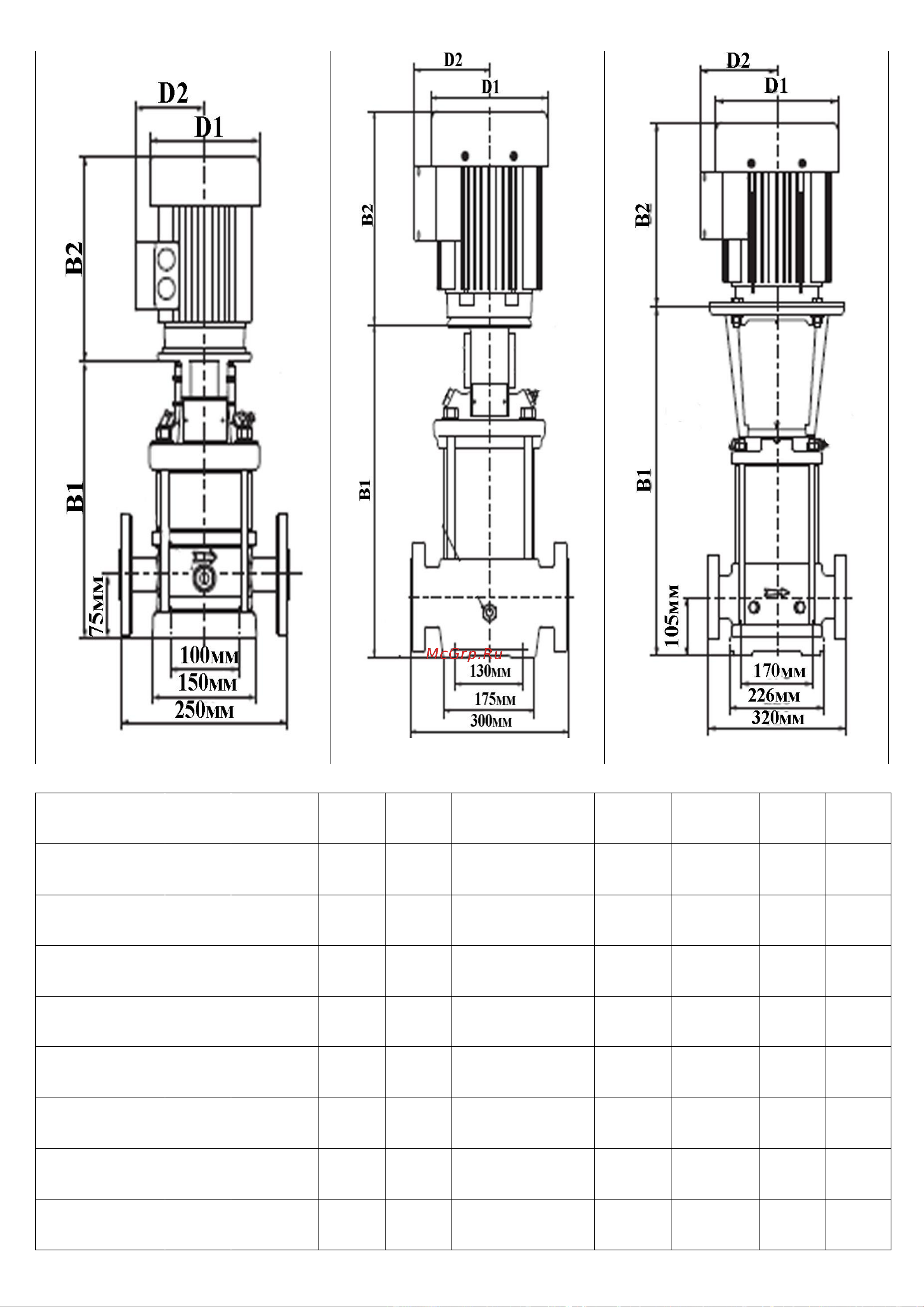 LEO LVS200-3-2C [27/45] Установочные размеры