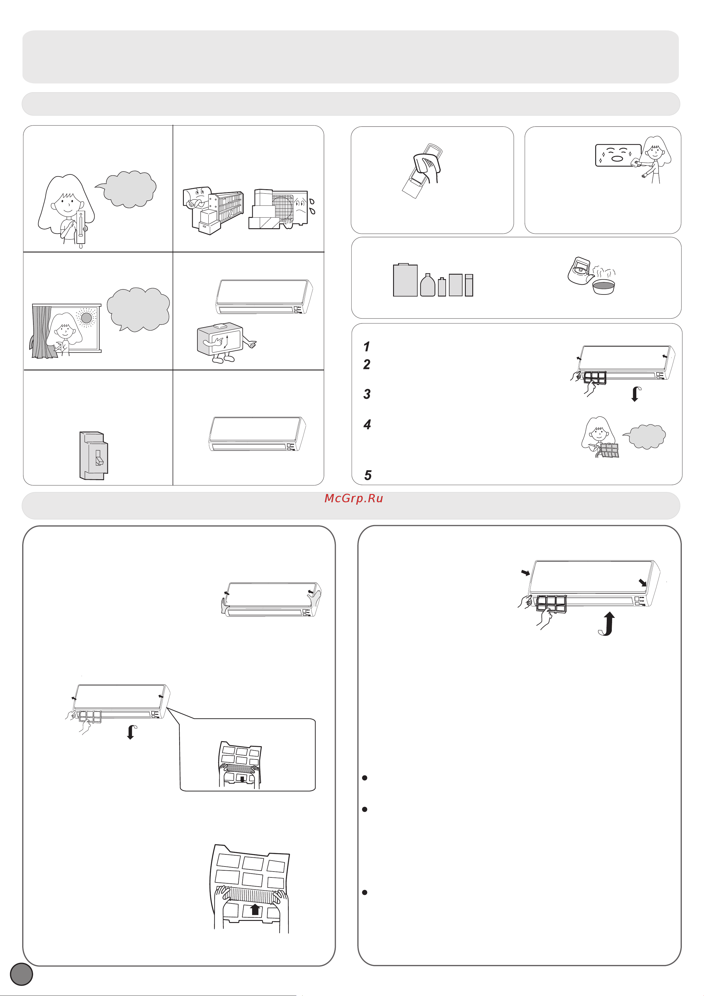 Haier AS09TACHRA [6/8] Put air purifying filter appliances into the right and left filter frames