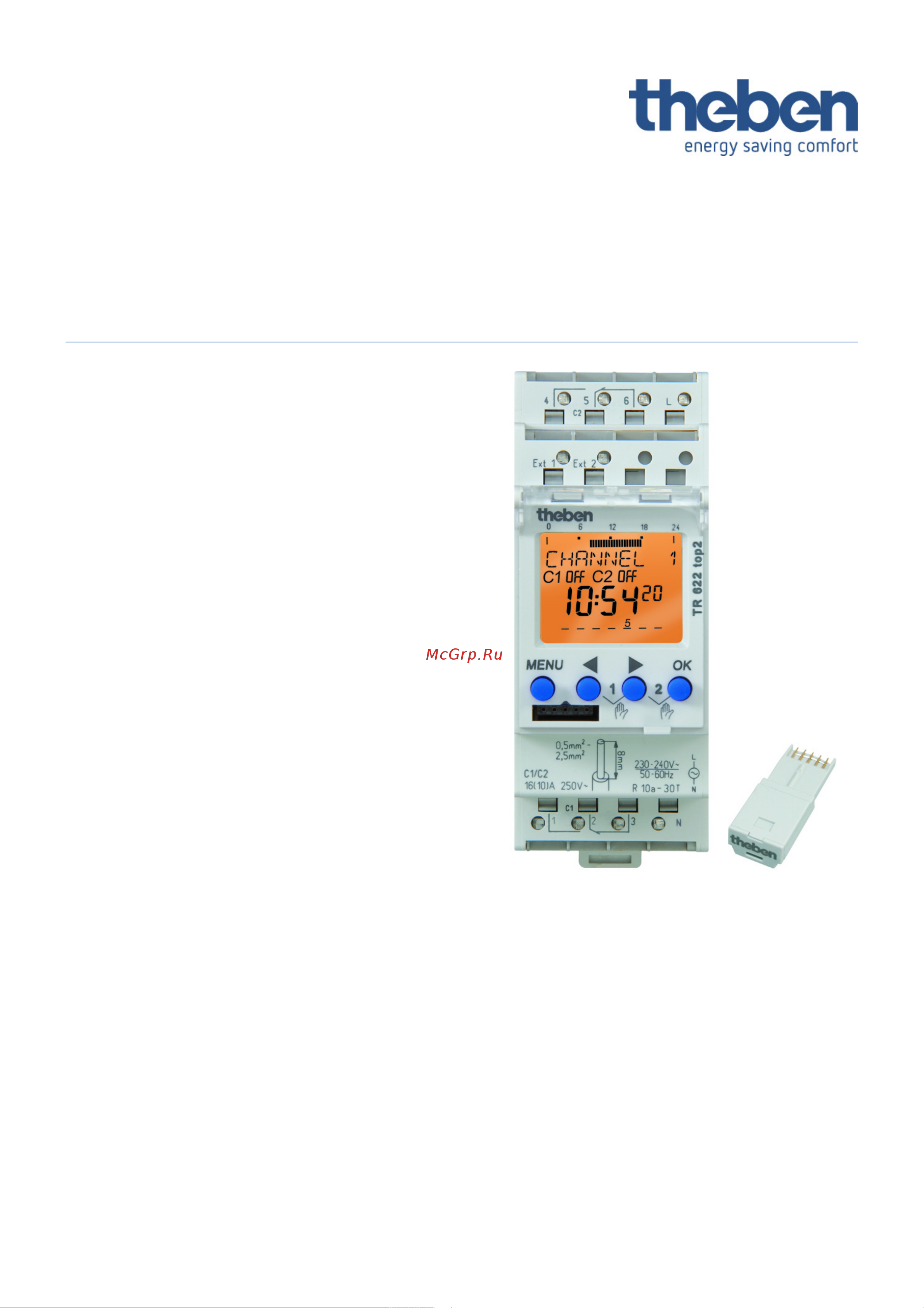 Theben TR 622 top2 (6220107) Технический паспорт онлайн