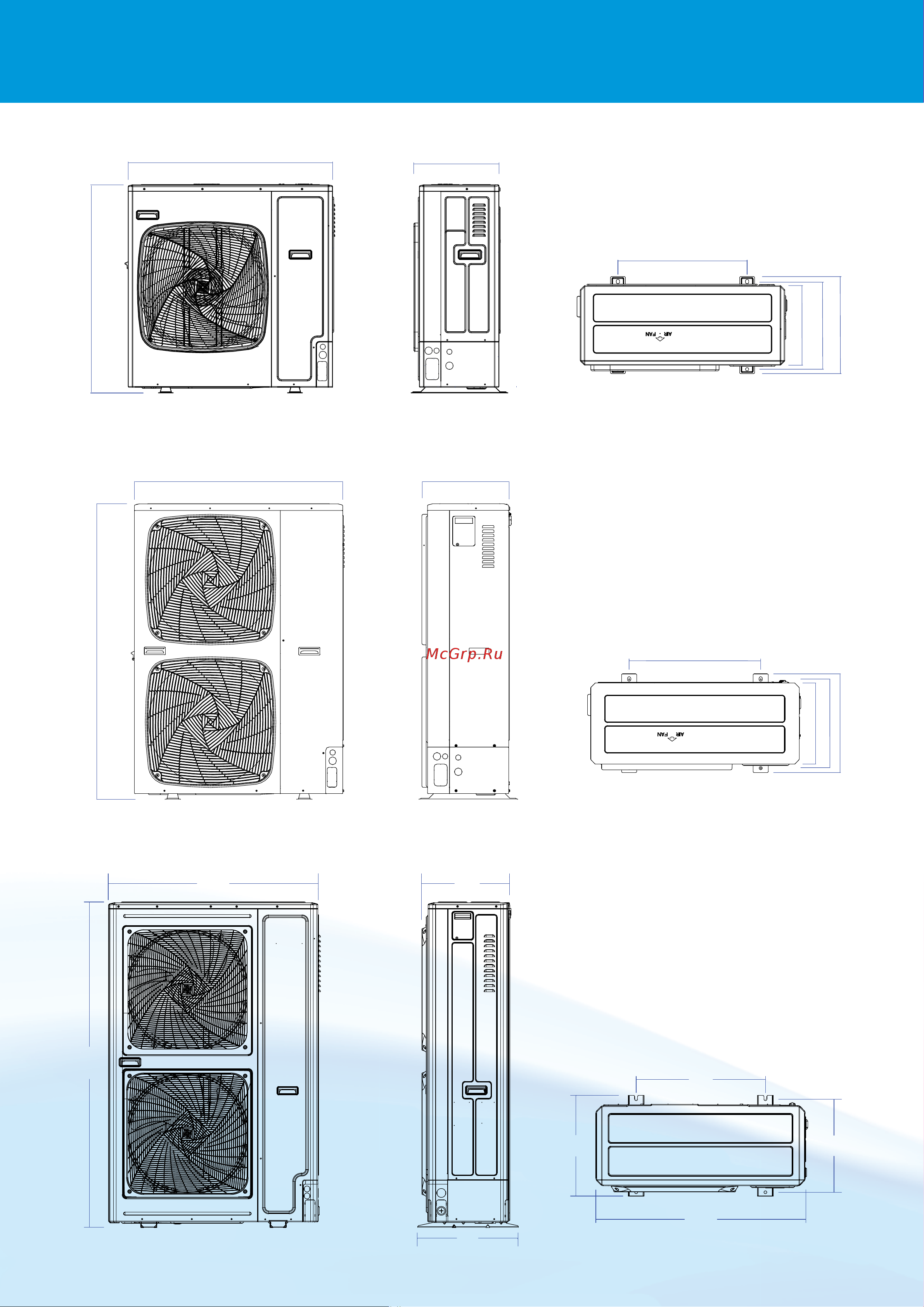 Haier ABH140K5ERG [22/28] Outdoor unit drawings