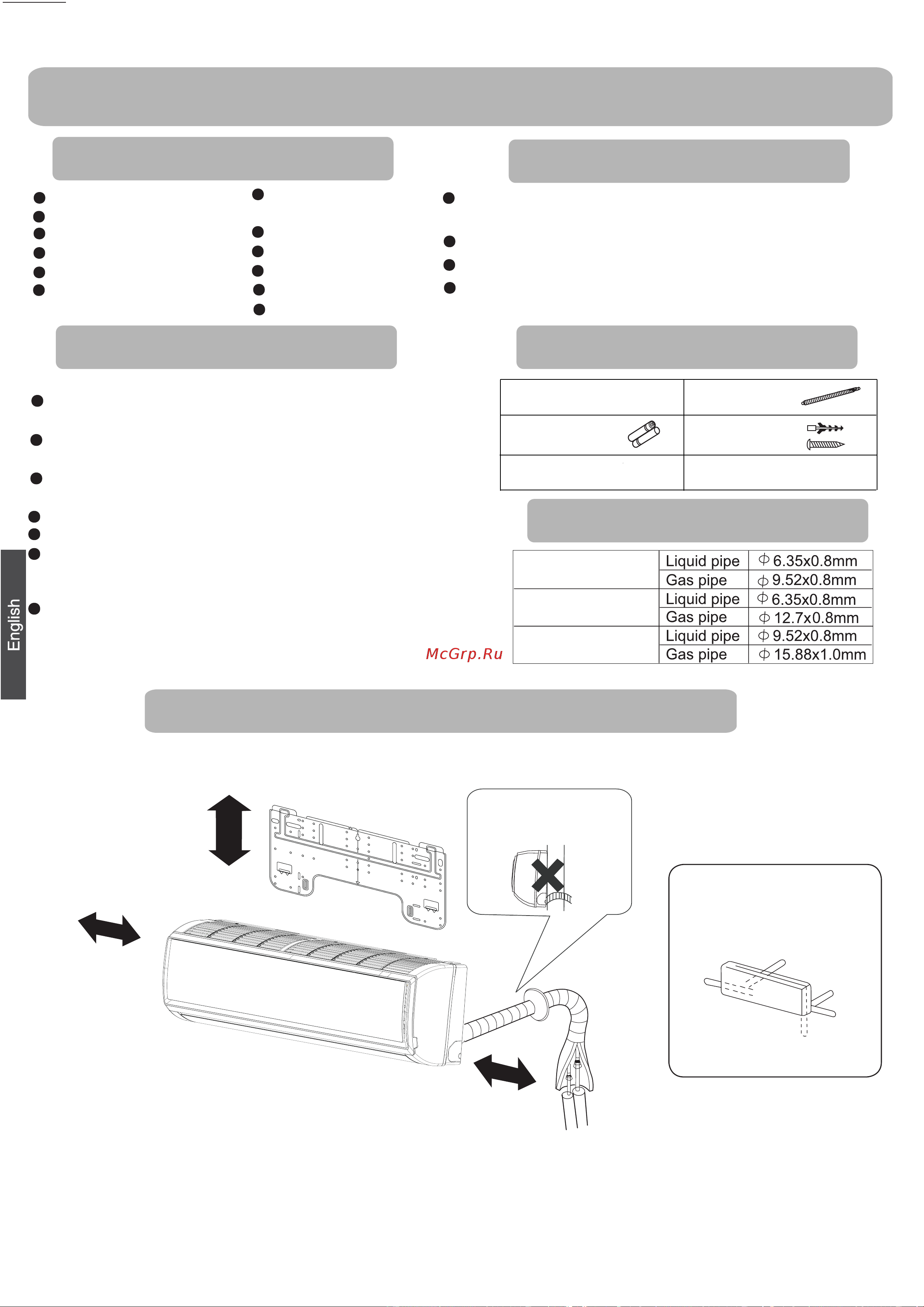 Haier AS09NS3HRA [10/13] Indoor unit installation