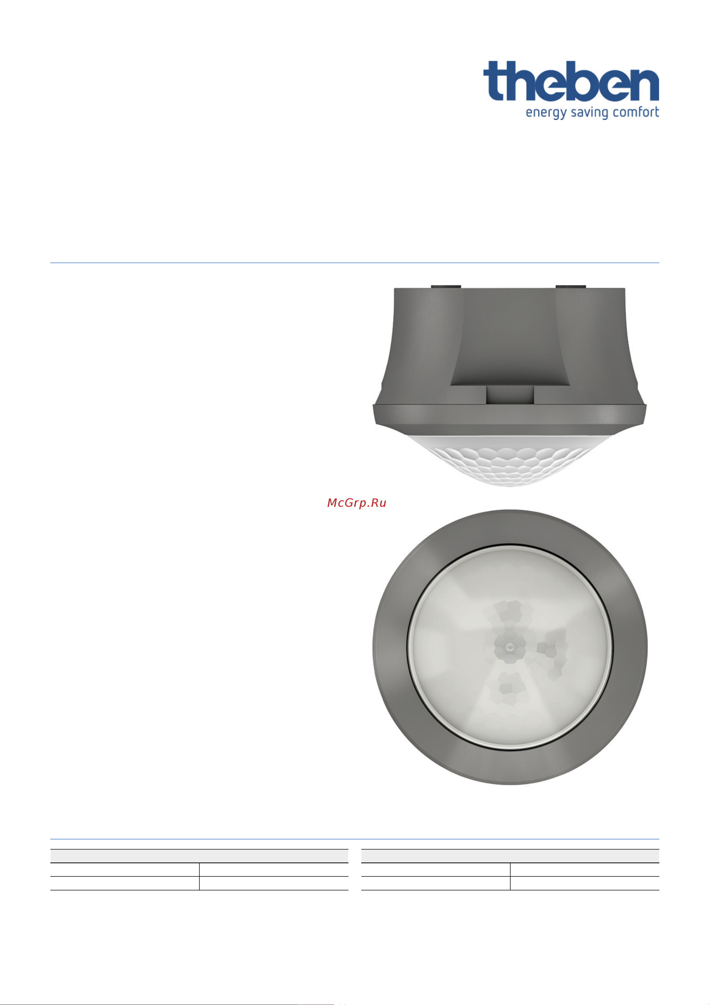 Theben theMova S360-101 AP GR (1030556) Технический паспорт онлайн