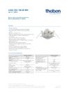 Theben LUXA 103-100 DE WH (1030012) Технический паспорт