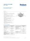 Theben LUXA 103-101 DE WH (1030013) Технический паспорт