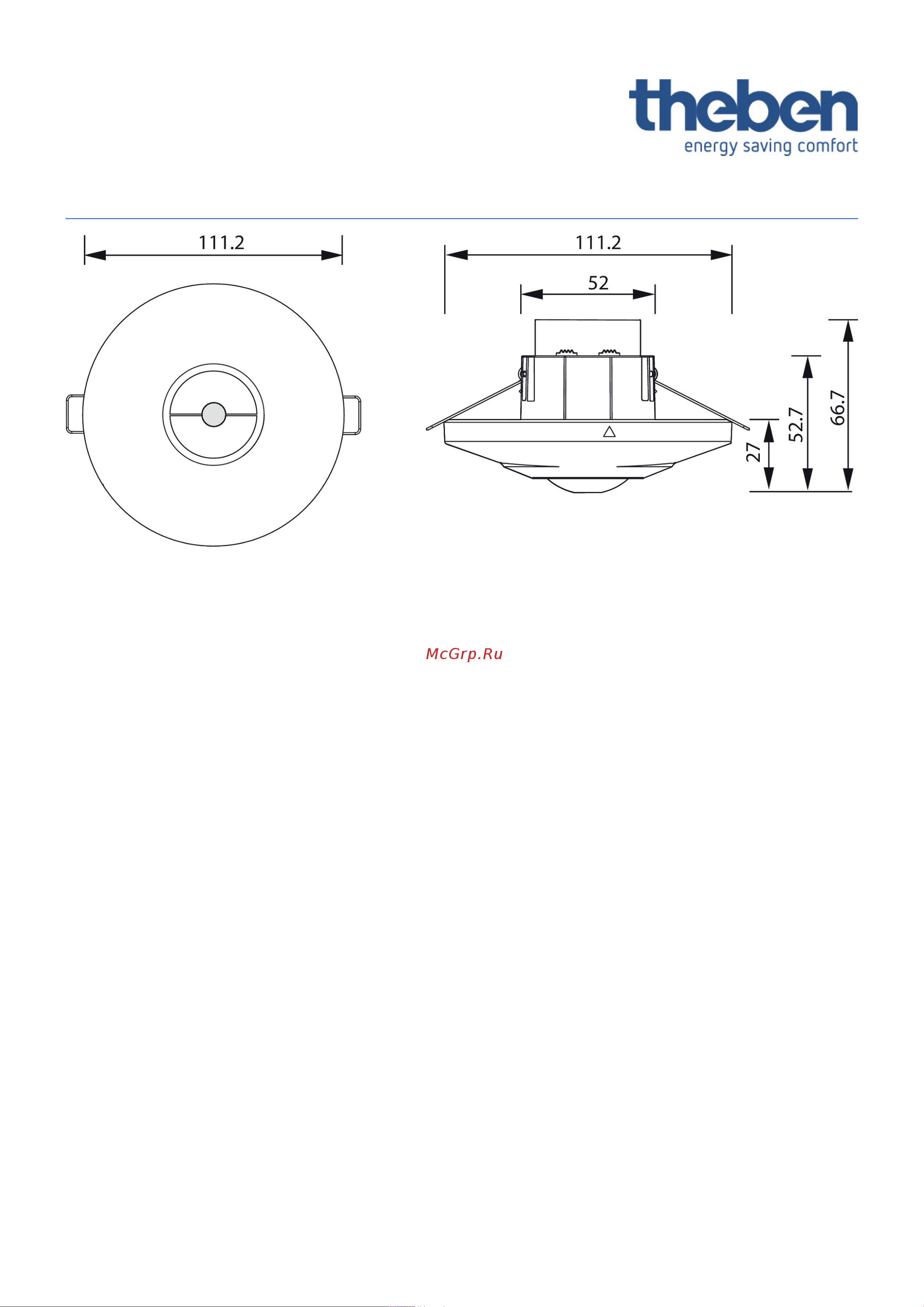 Theben LUXA 103-100 U WH (1030040) [3/3] Luxa 103 100 u wh