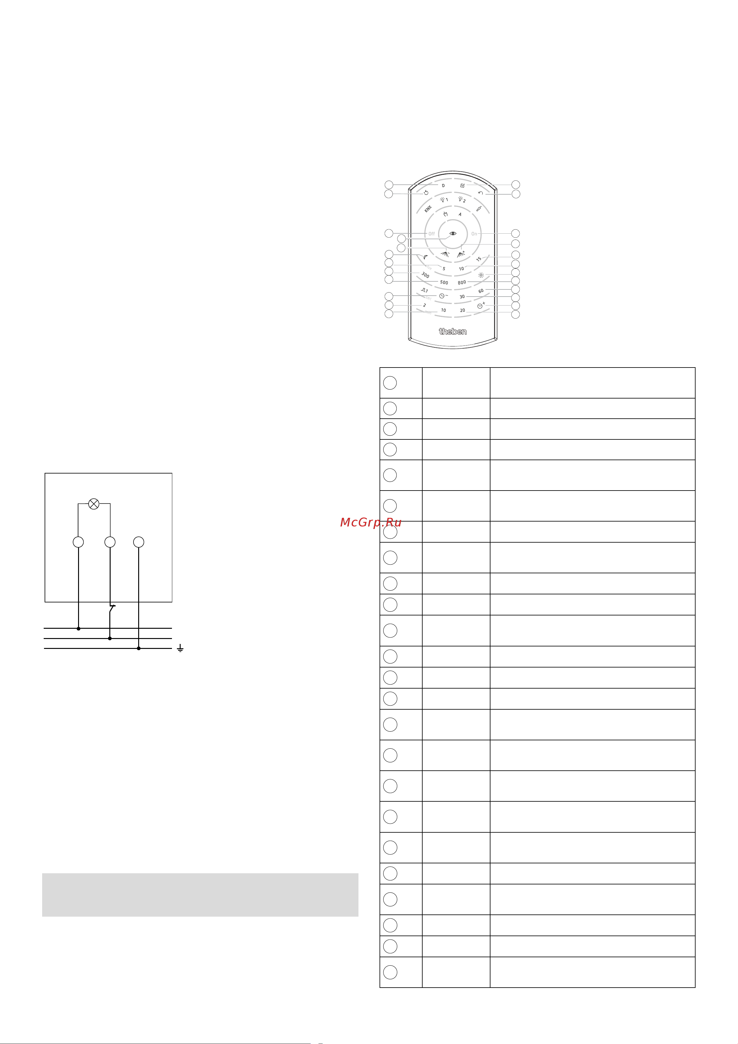 Theben theLeda D B plus S AL (1020907) [6/8] Пульты дистанционного управления