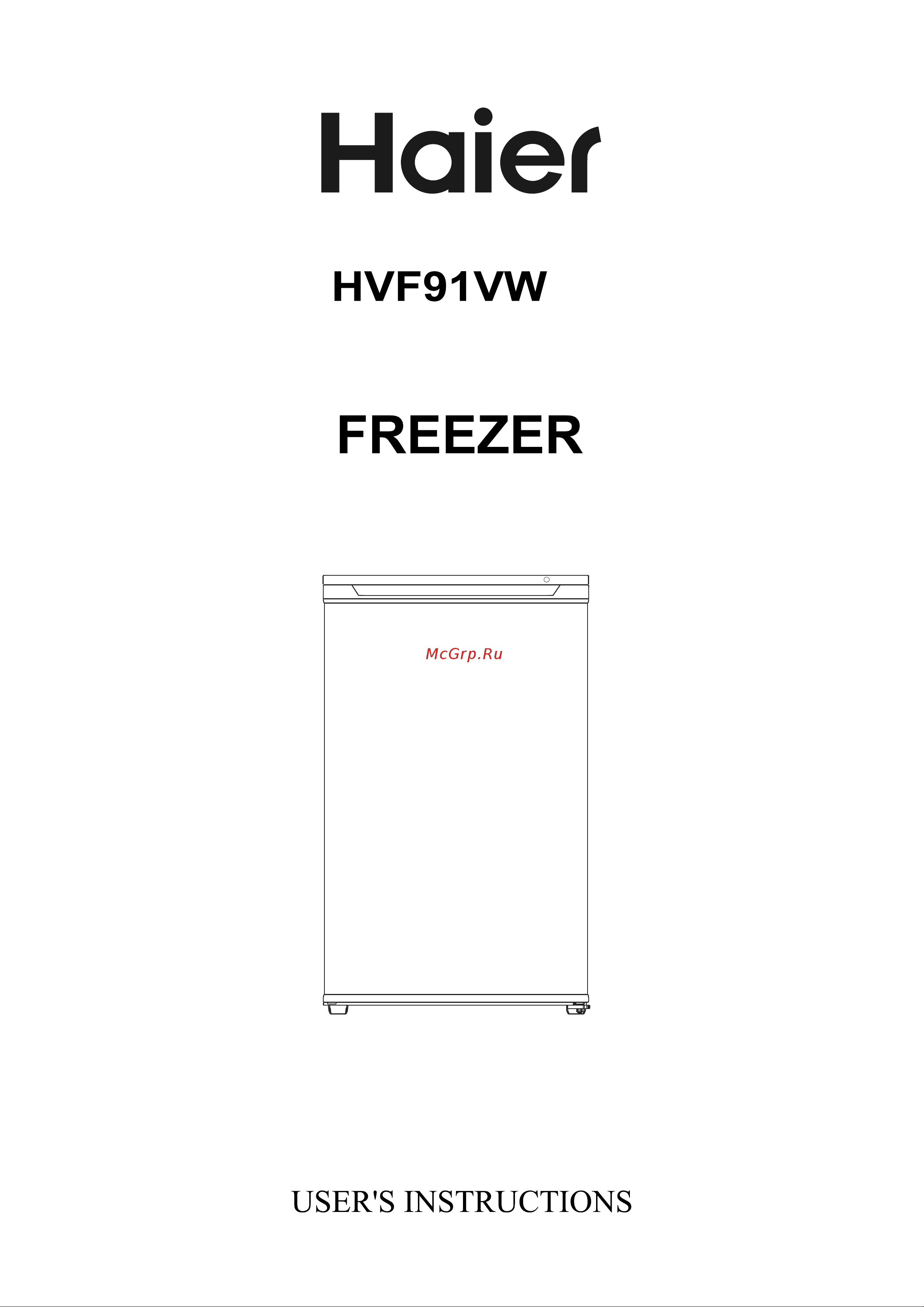 Haier HVF91VW Инструкция по эксплуатации онлайн