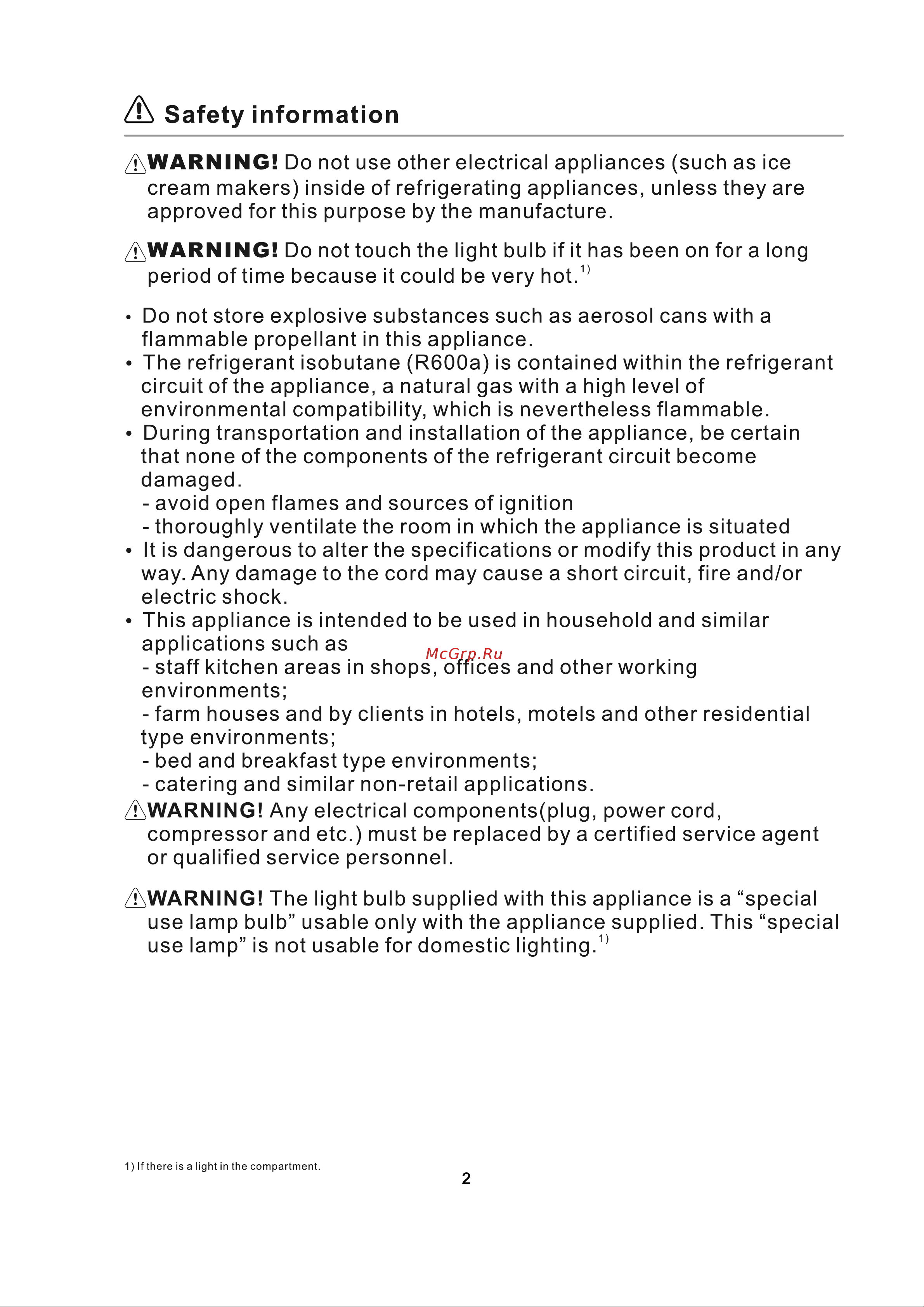 Haier HVF91VW [4/15] Safety information