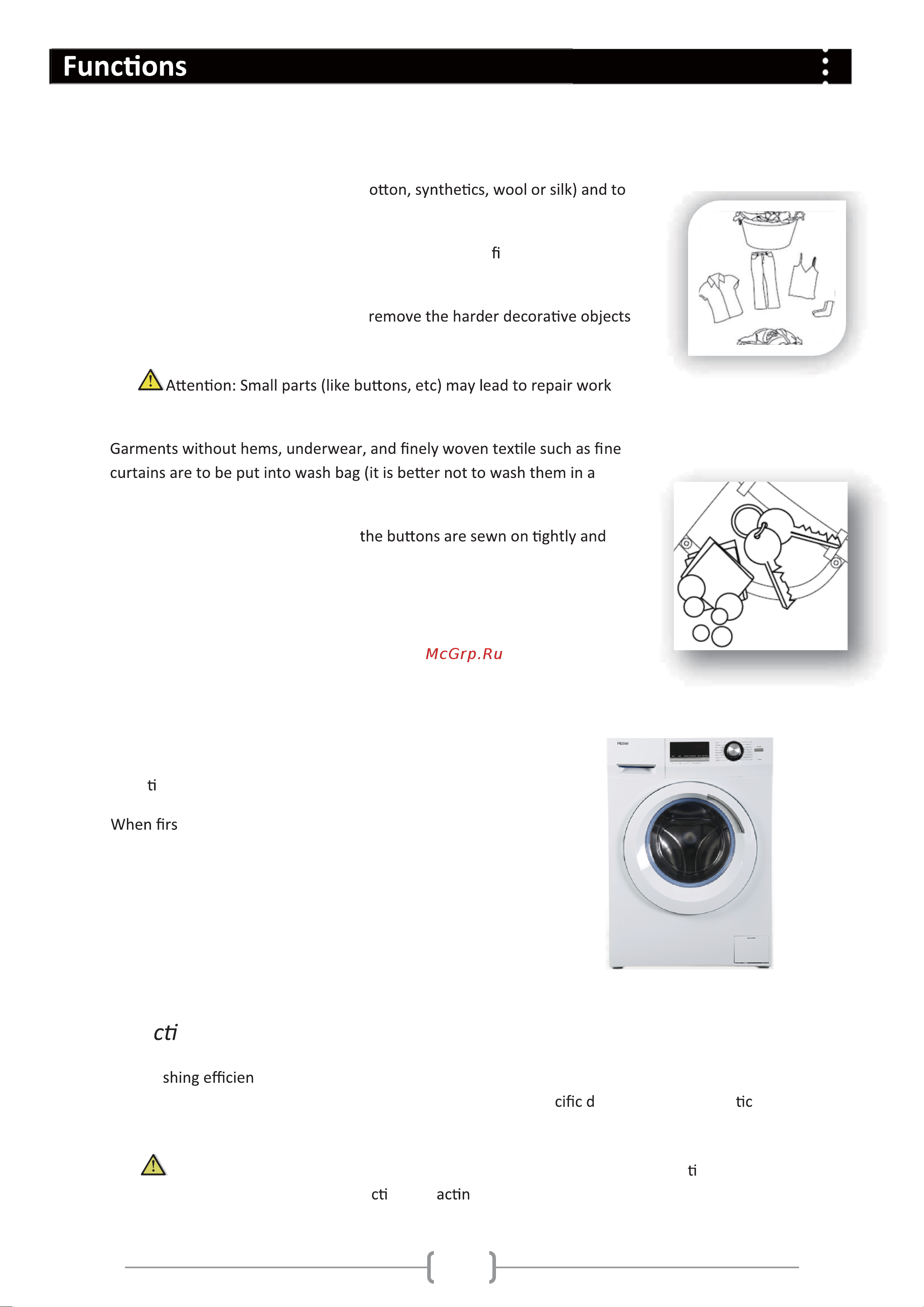 Haier HWF75AW2 [14/21] Loading the appliance