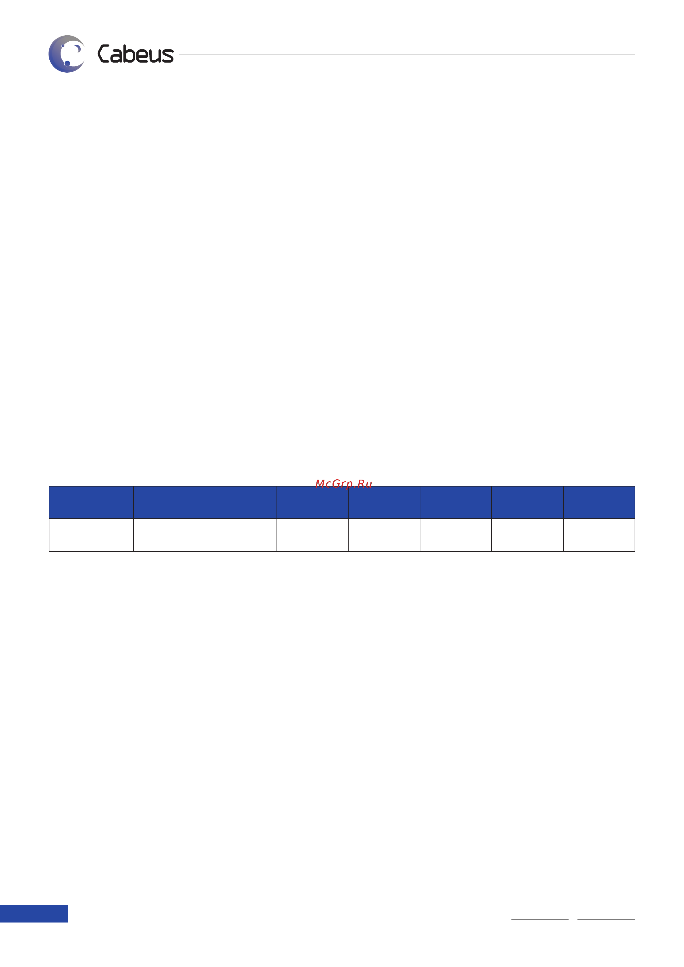 Cabeus JG01-BK [2/8] Настройка и эксплуатация