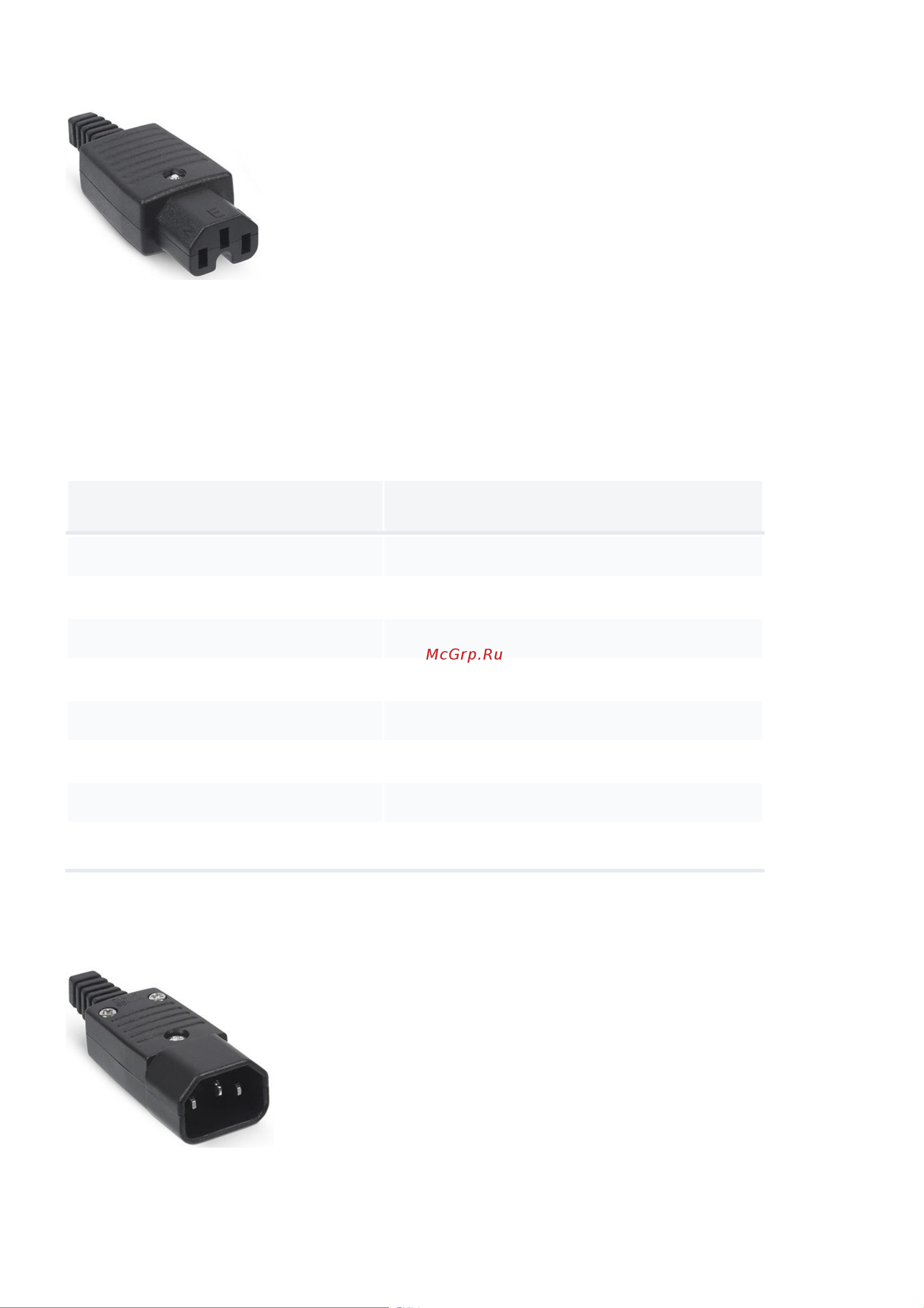 Cabeus IEC-320-C14 [2/5] Описание