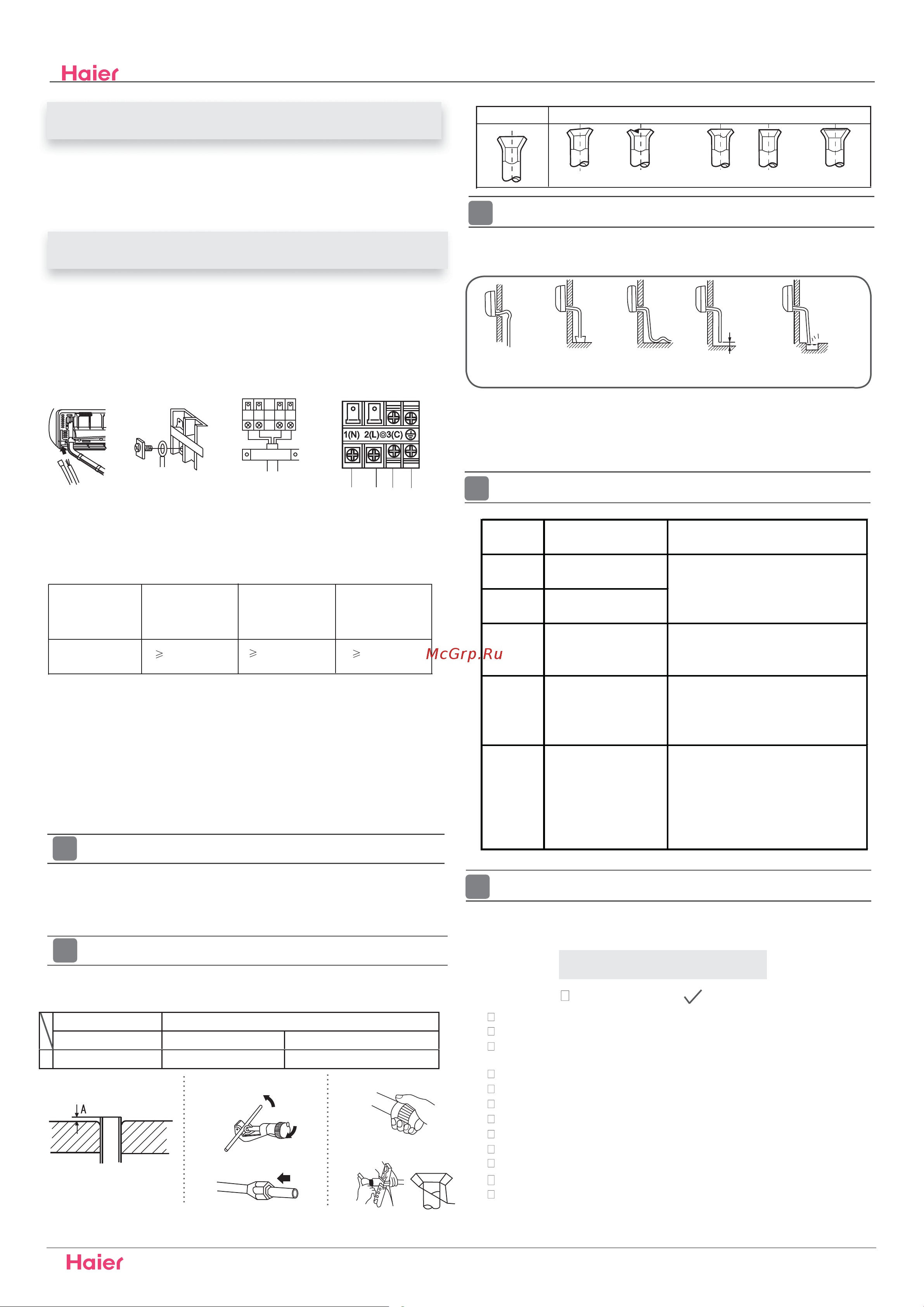 Haier 2U18FS1ERA [51/116] Put check mark in boxes