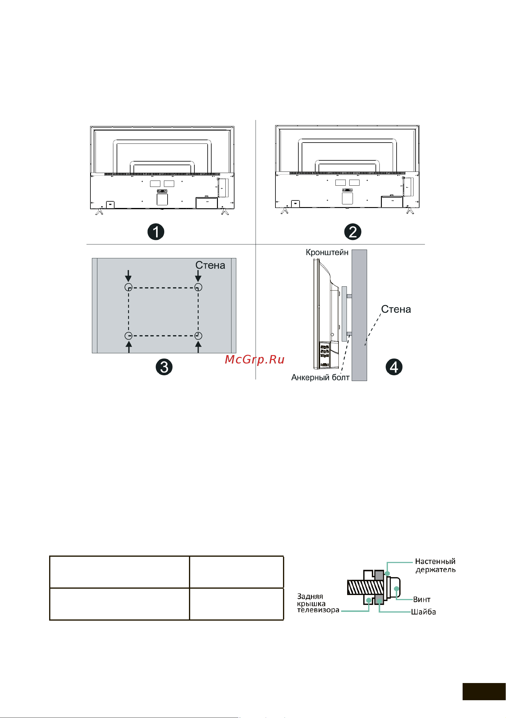 Hyundai H-LED65FU7003 [13/44] Настенная установка опционально