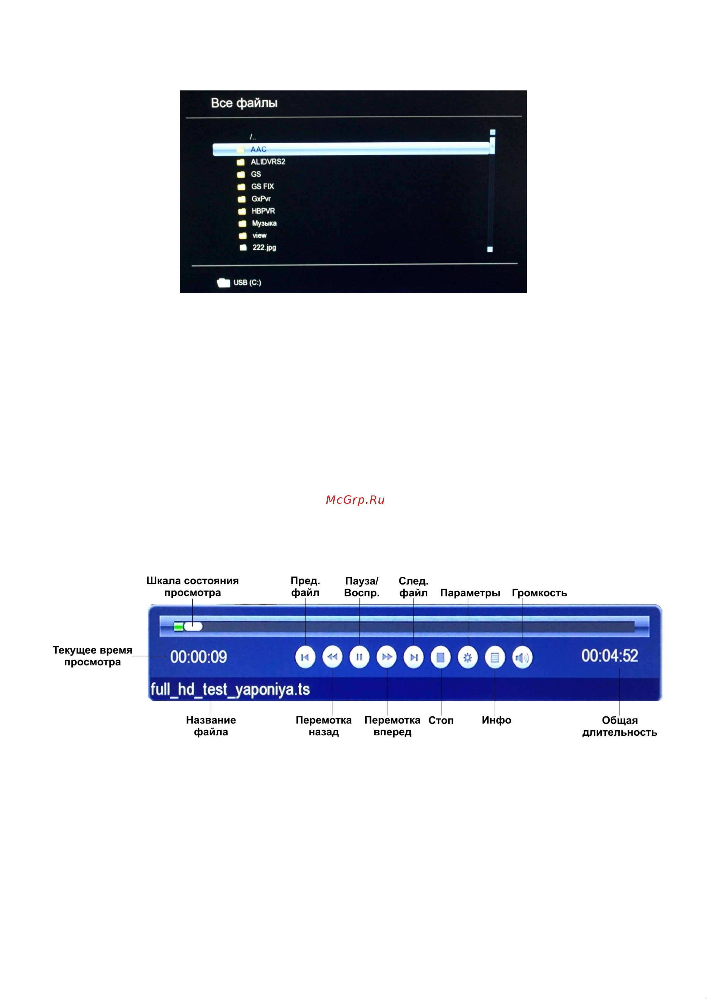 Hyundai H-DVB520 [26/36] Записанные файл