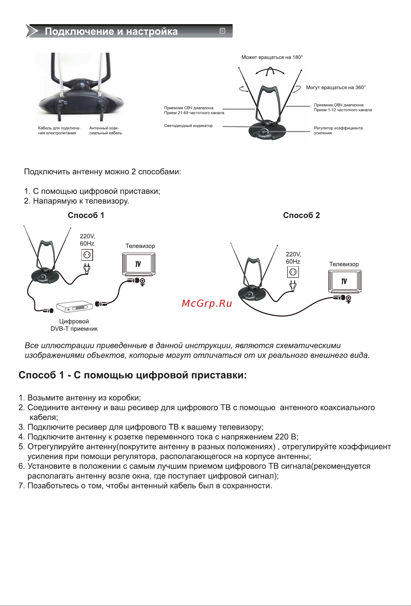 Hyundai H-TAI200 [3/6] Подключение и настройка в