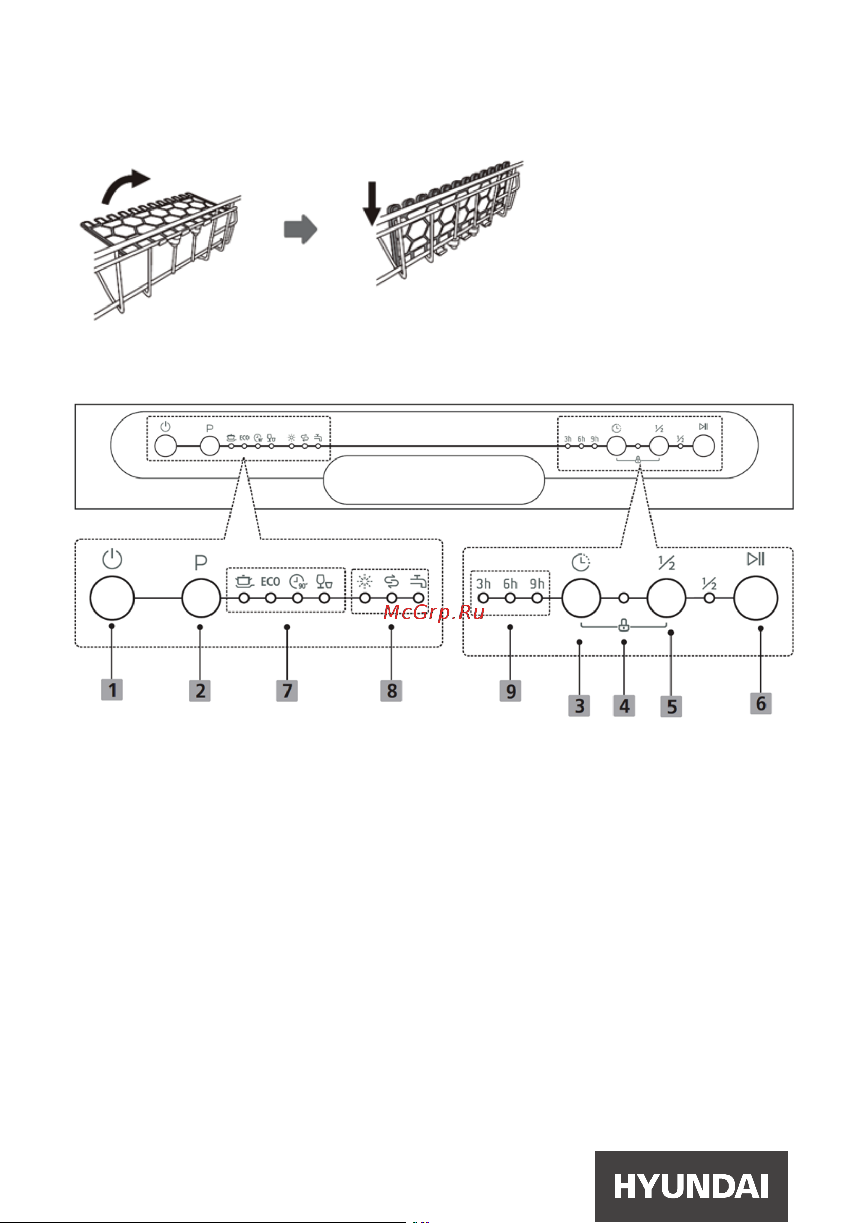 Hyundai DF105 Инструкция по эксплуатации онлайн [6/40] 615767