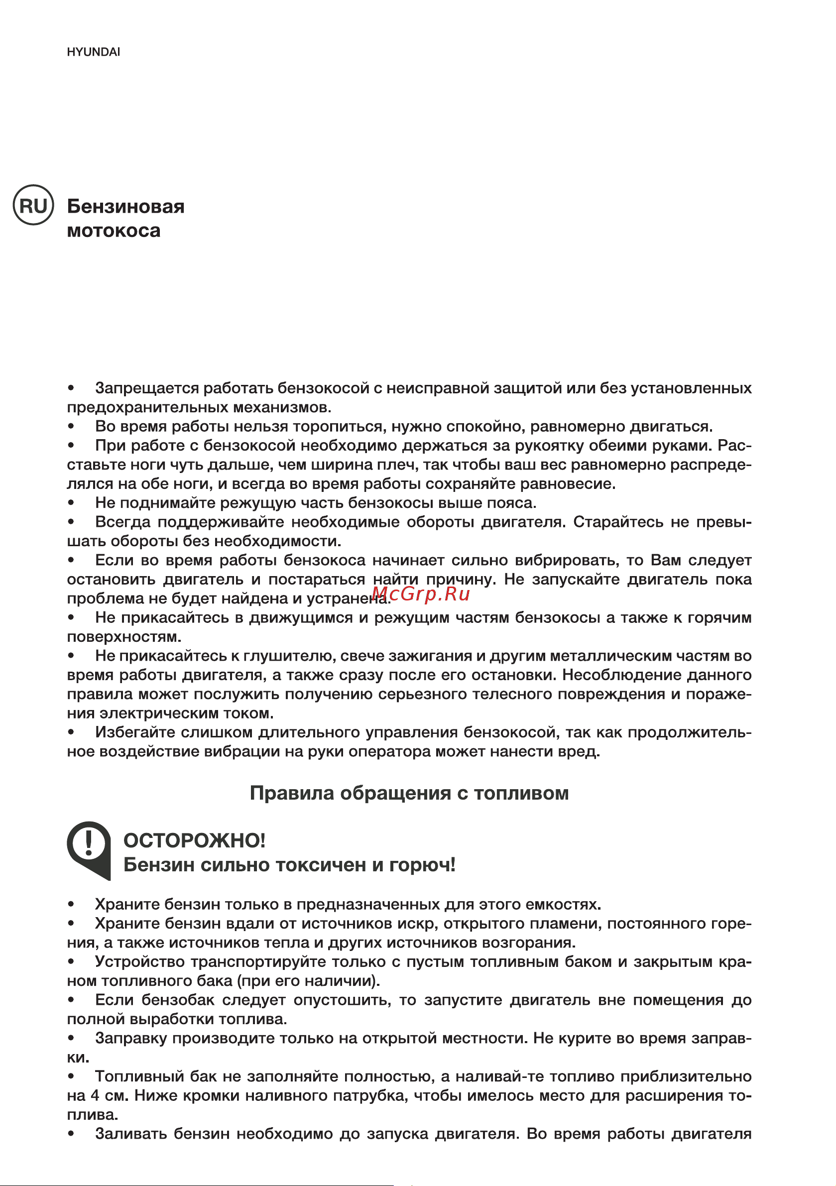 Hyundai Z 540 Инструкция по эксплуатации онлайн [8/60] 616189