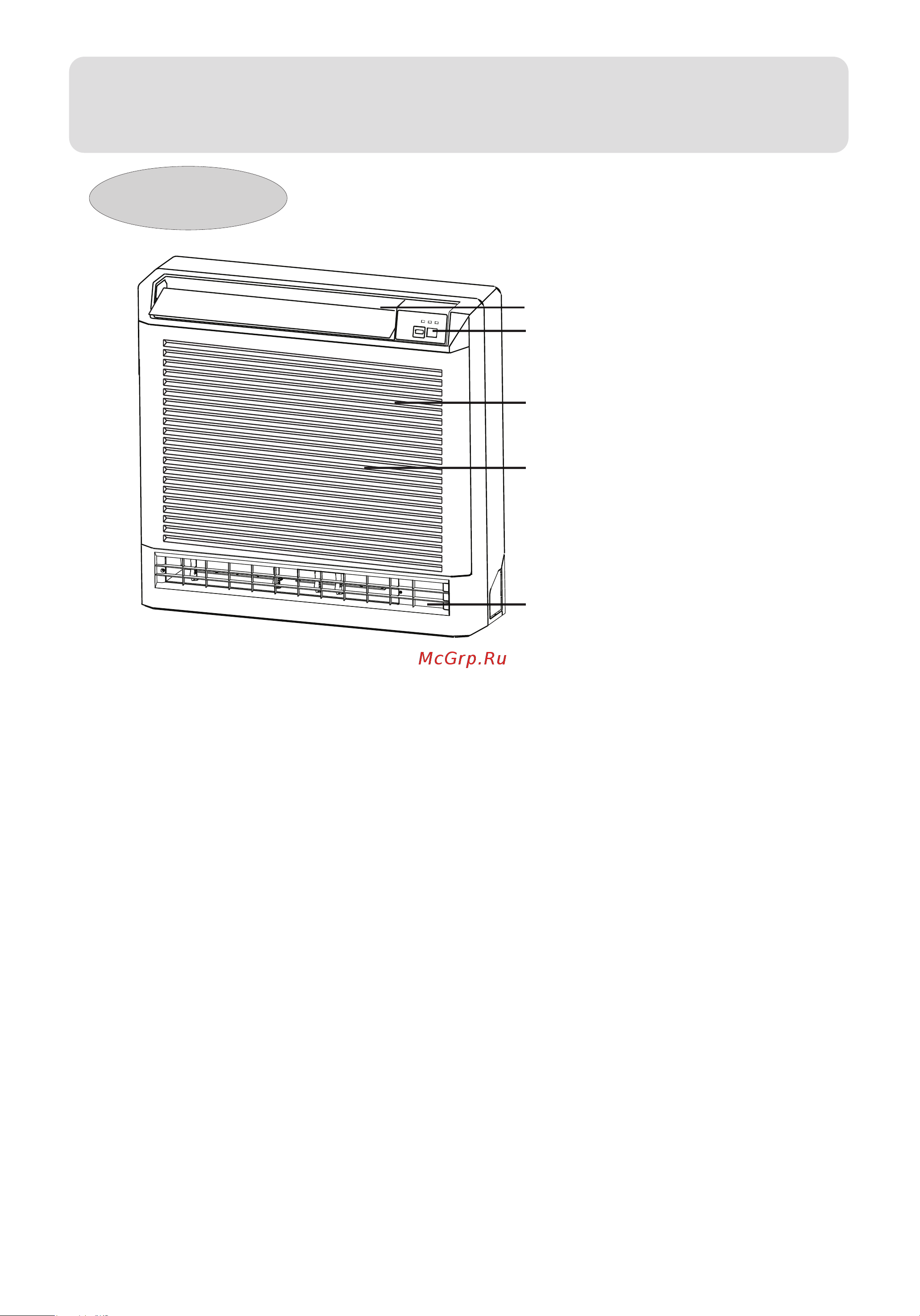 Haier AF092XCEAA [7/17] Parts and functions
