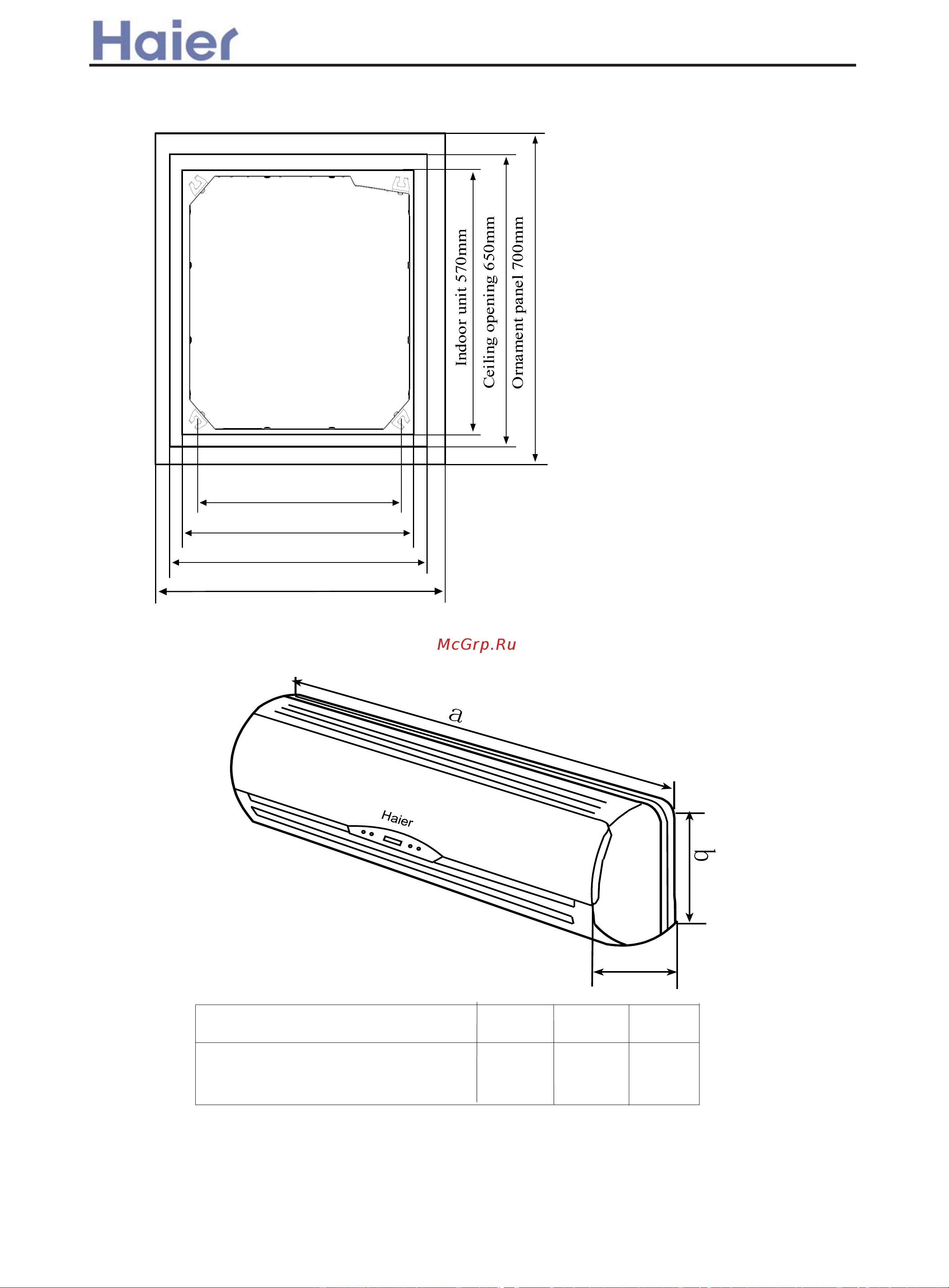 Haier AF072XCEAA [11/89] Cassette type ab07 142xceaa