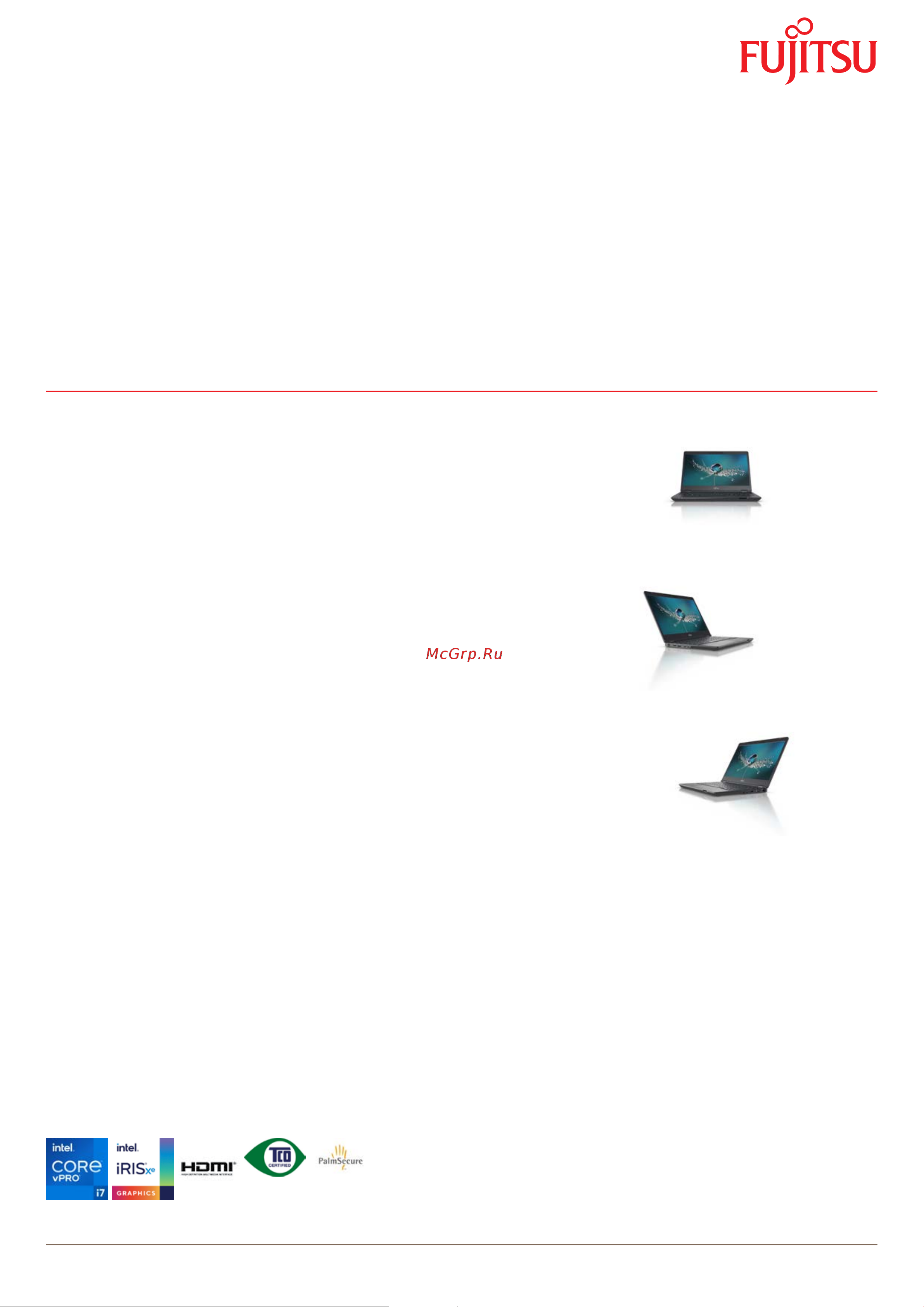 Fujitsu Lifebook U7311 Техническое описание онлайн