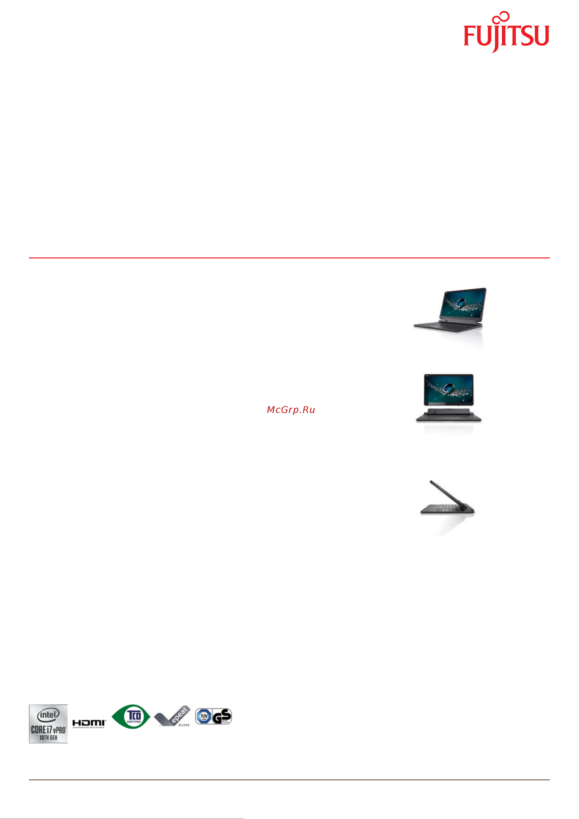 Fujitsu STYLISTIC Q7310 IP42 Техническое описание онлайн
